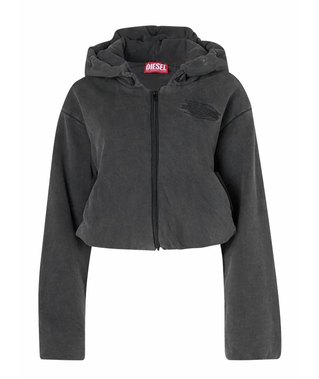 DIESEL Серая хлопковая куртка, фото 1