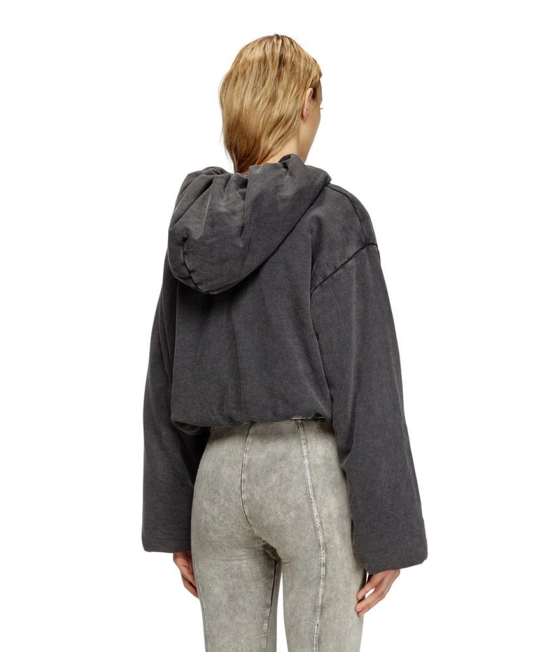 DIESEL Серая хлопковая куртка, фото 3