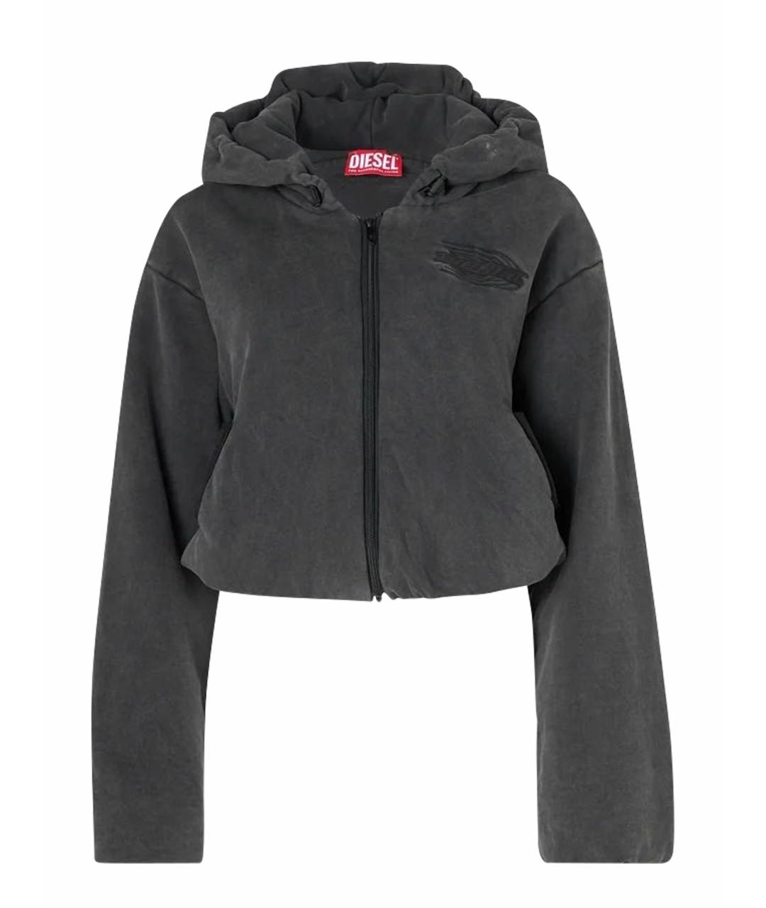 DIESEL Серая хлопковая куртка, фото 10