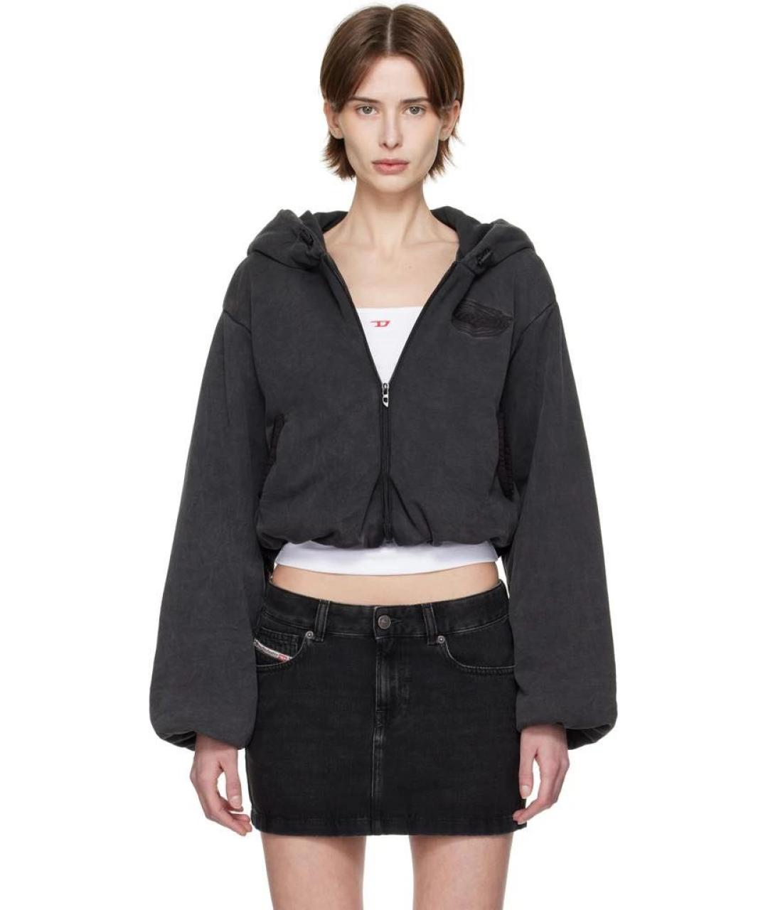 DIESEL Серая хлопковая куртка, фото 8