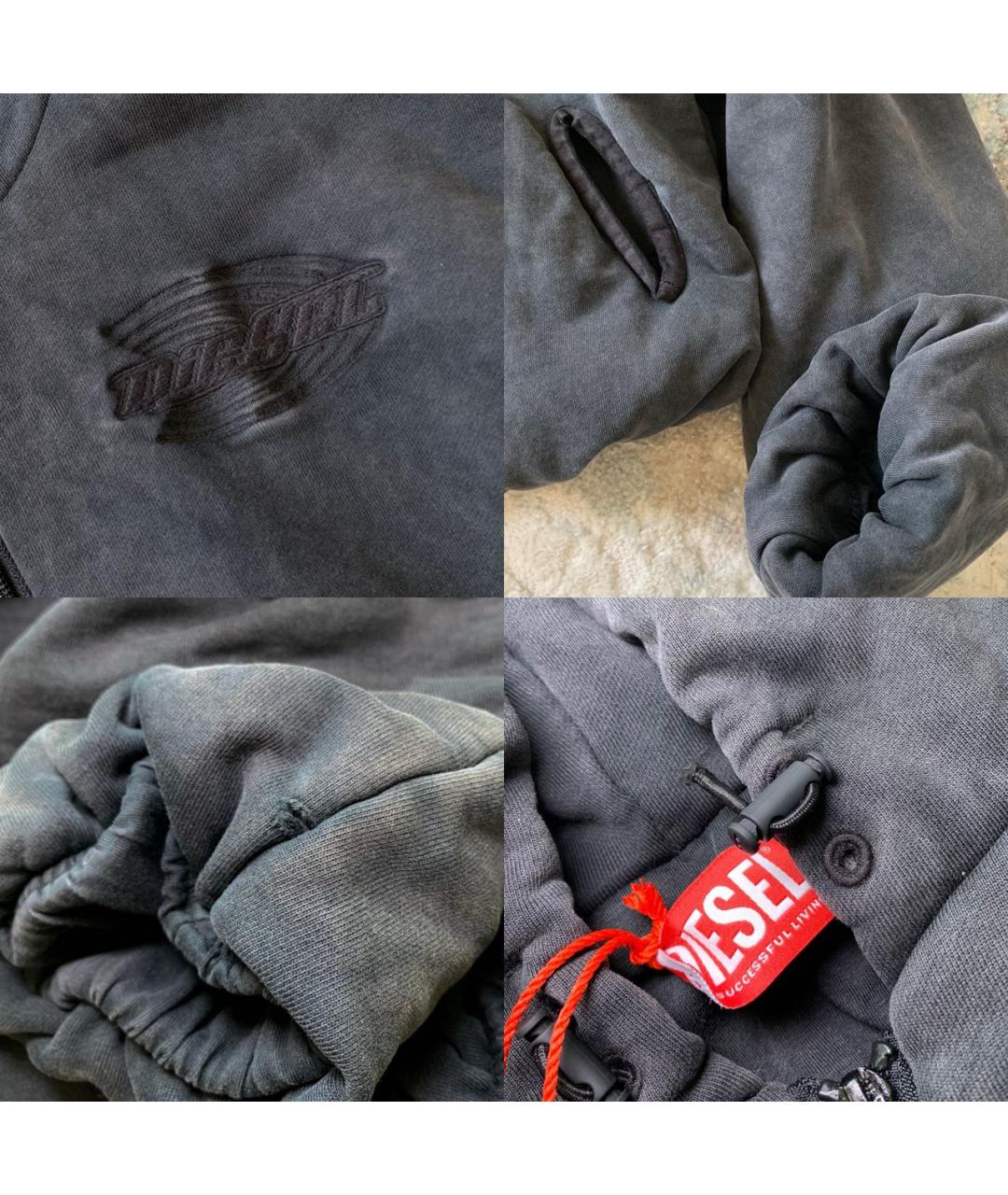 DIESEL Серая хлопковая куртка, фото 6