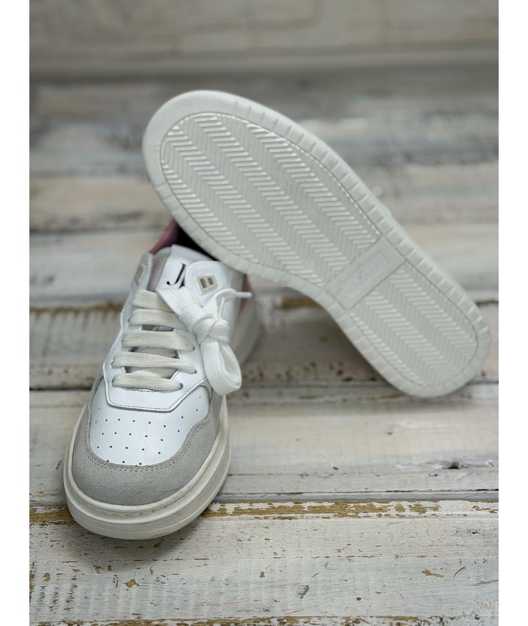 JOHN RICHMOND Белые кожаные кеды, фото 8