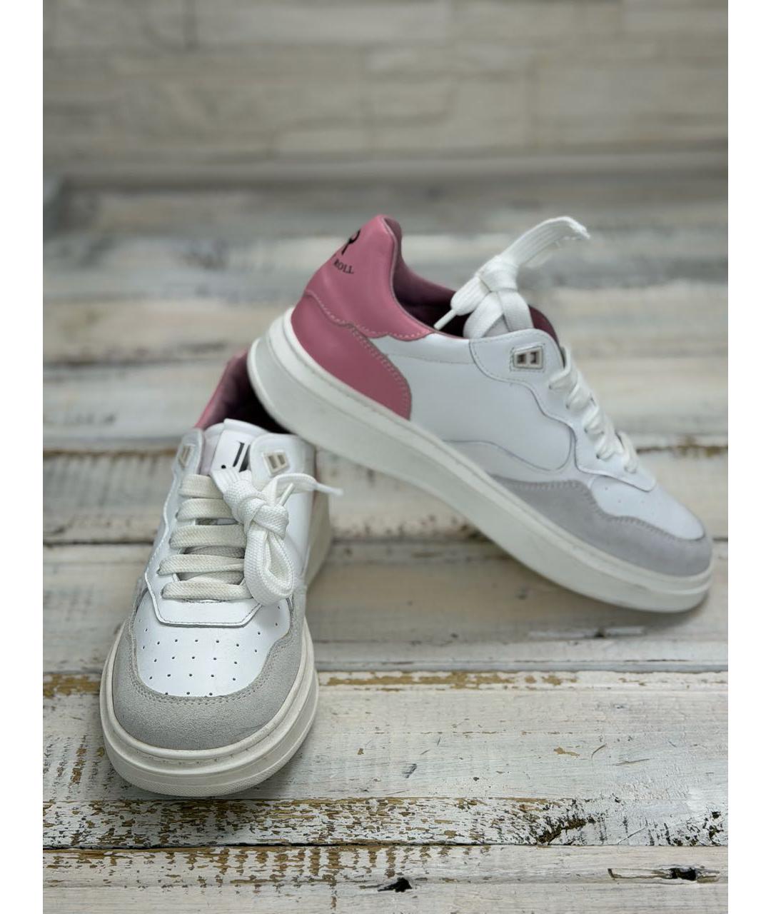 JOHN RICHMOND Белые кожаные кеды, фото 6