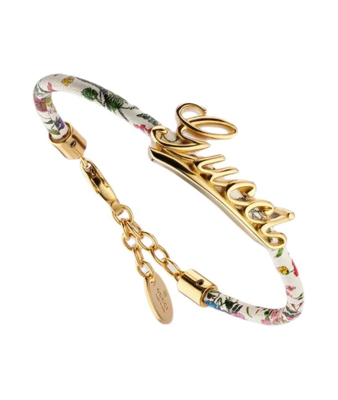 GUCCI Золотой металлический браслет, фото 2