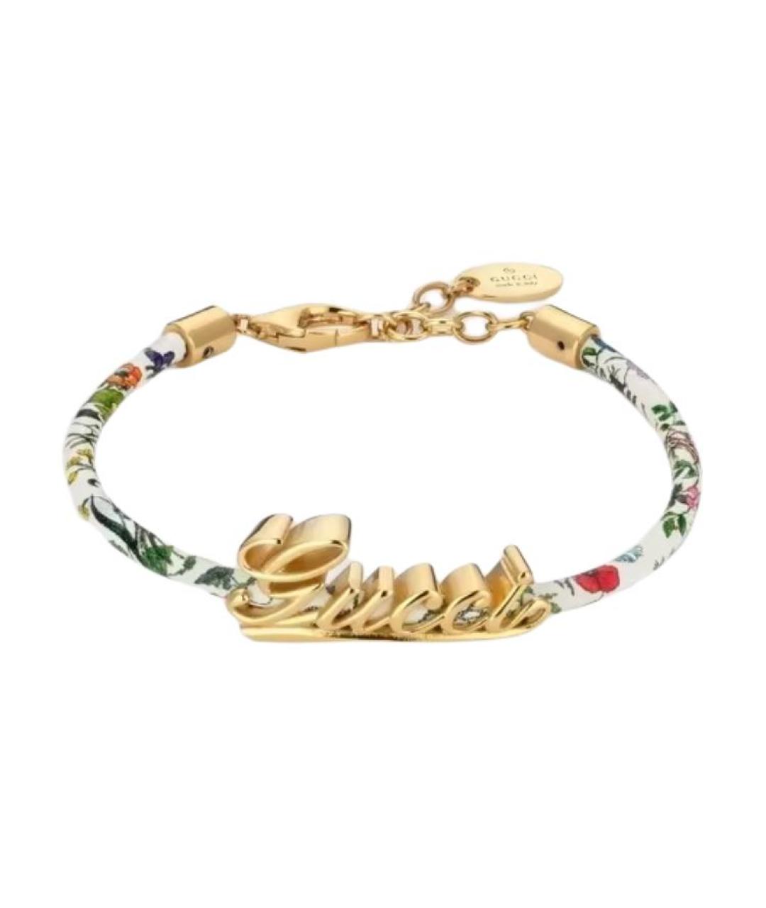 GUCCI Золотой металлический браслет, фото 1