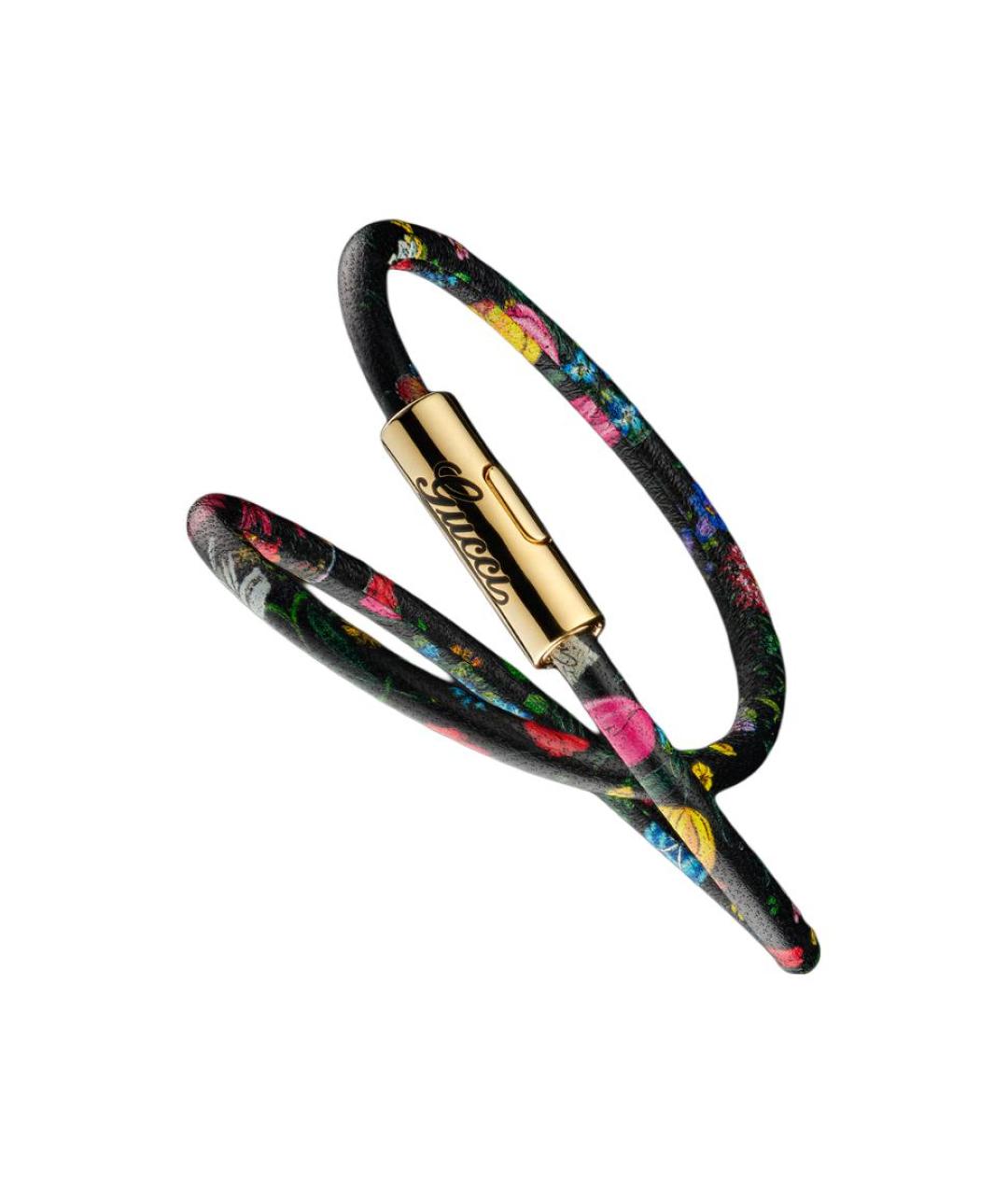 GUCCI Черный металлический браслет, фото 2