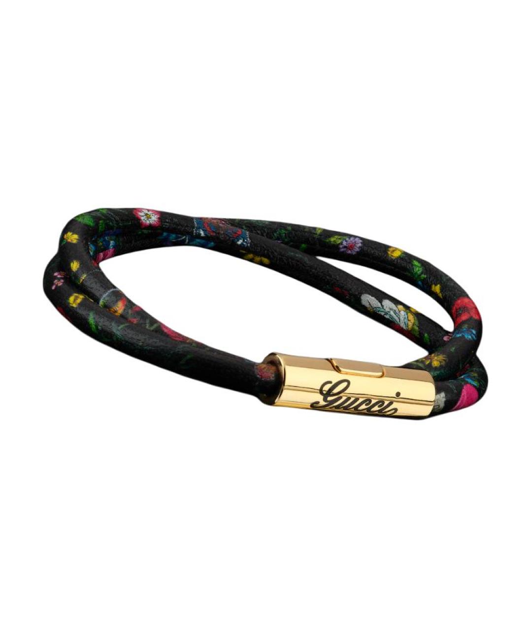 GUCCI Черный металлический браслет, фото 1