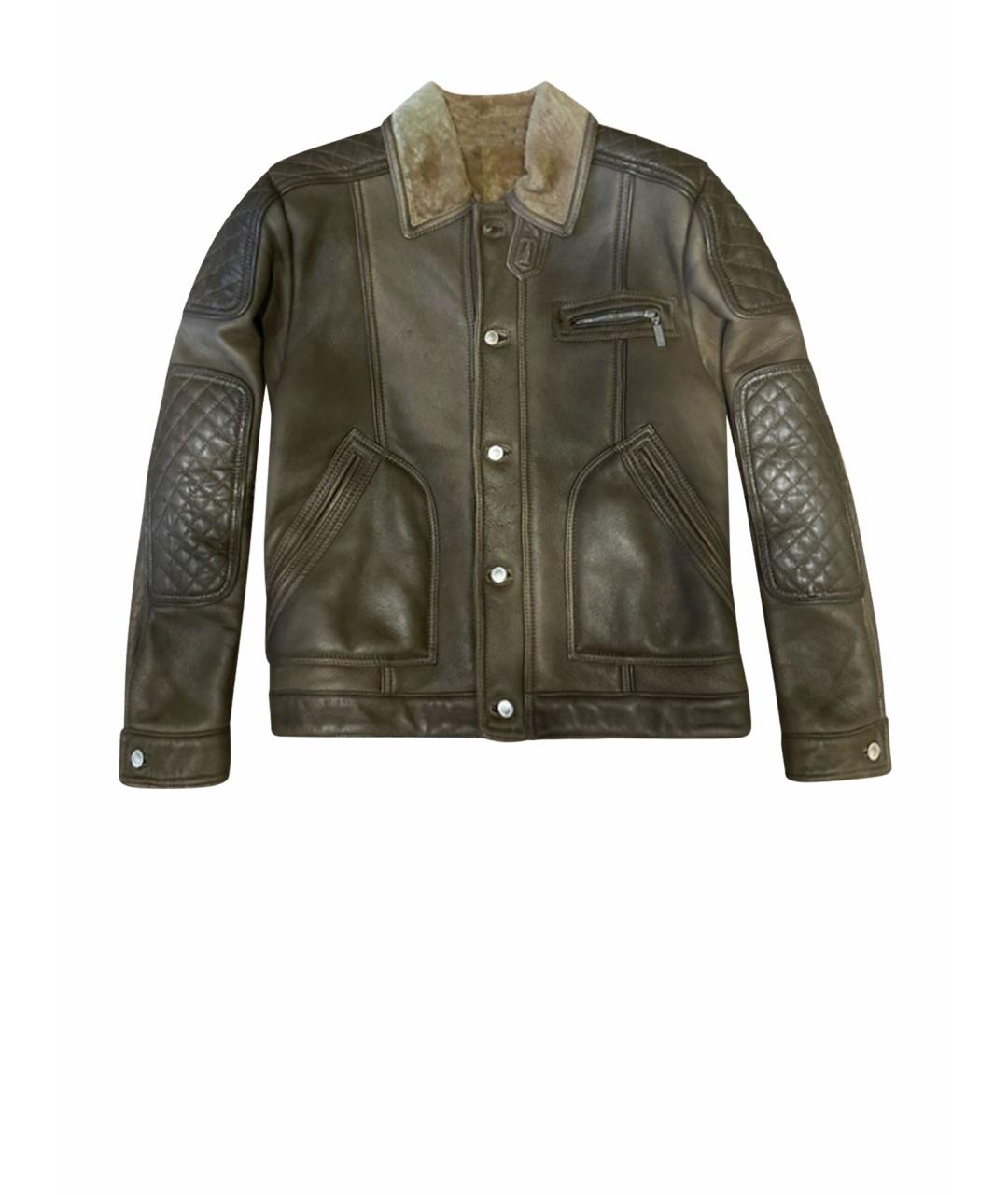 VERSACE JEANS COUTURE Коричневая дубленка/шуба, фото 1