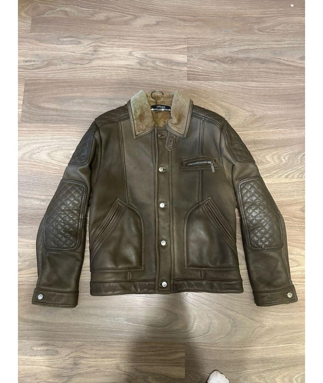 VERSACE JEANS COUTURE Коричневая дубленка/шуба, фото 5