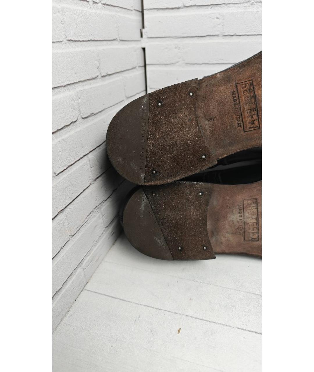 FRATELLI ROSSETTI Черные кожаные туфли, фото 8