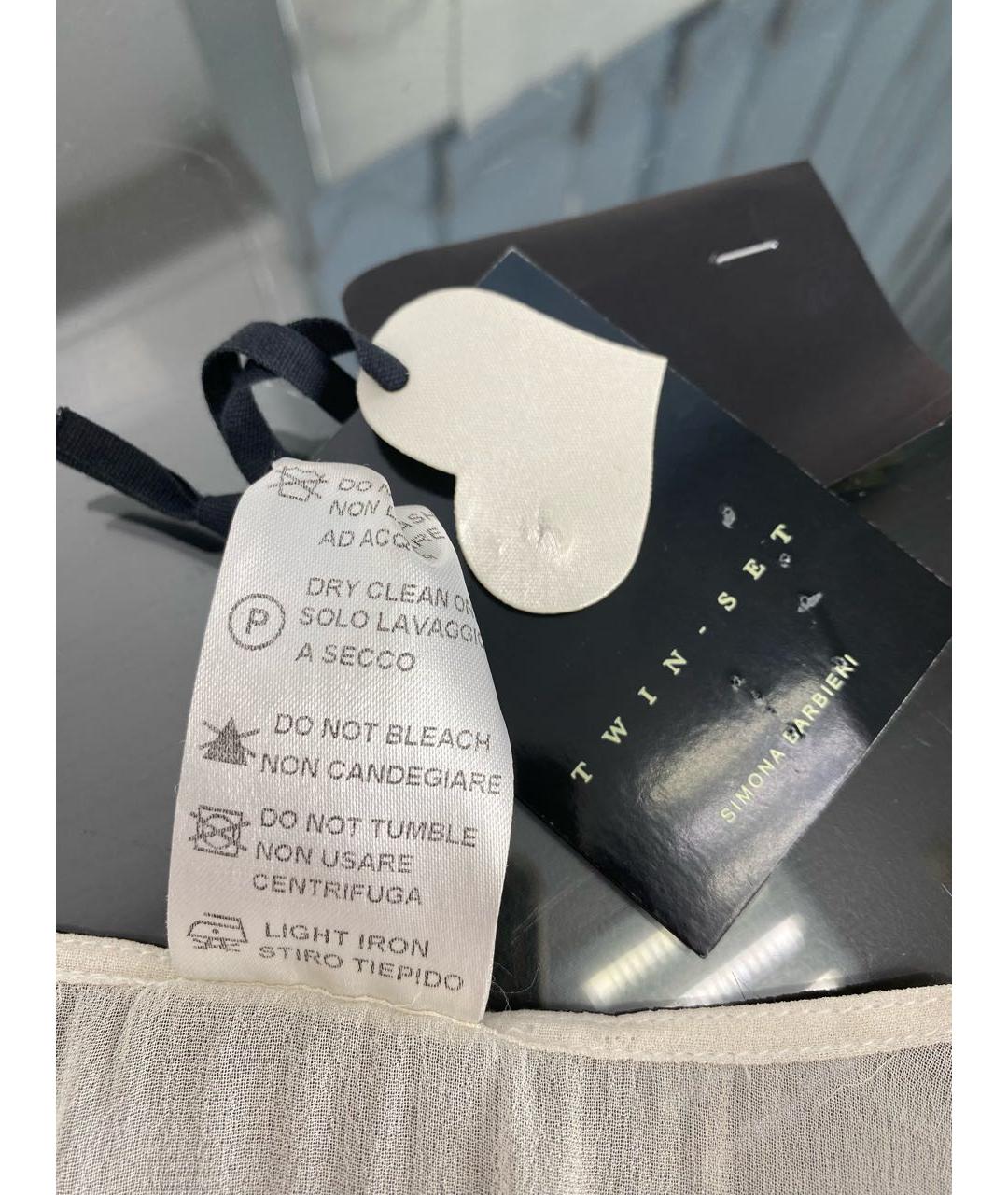 TWIN-SET Шелковая майка, фото 4