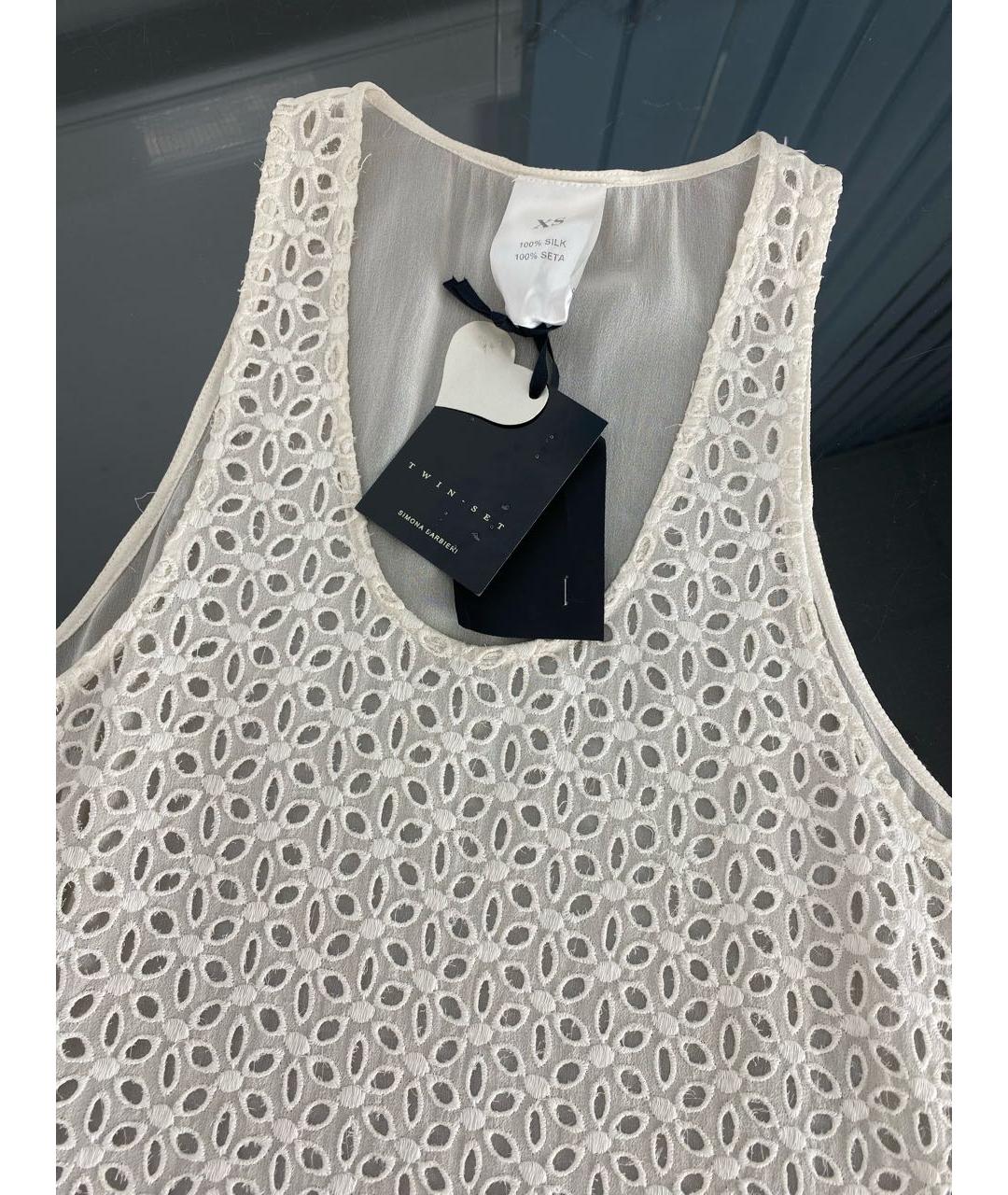 TWIN-SET Шелковая майка, фото 8