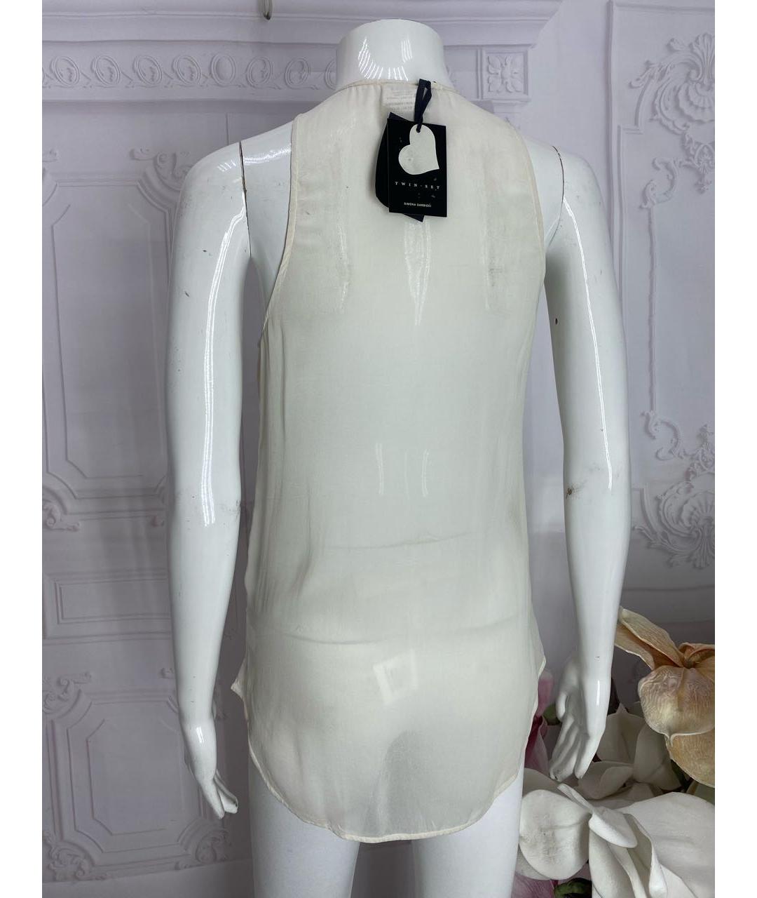 TWIN-SET Шелковая майка, фото 7