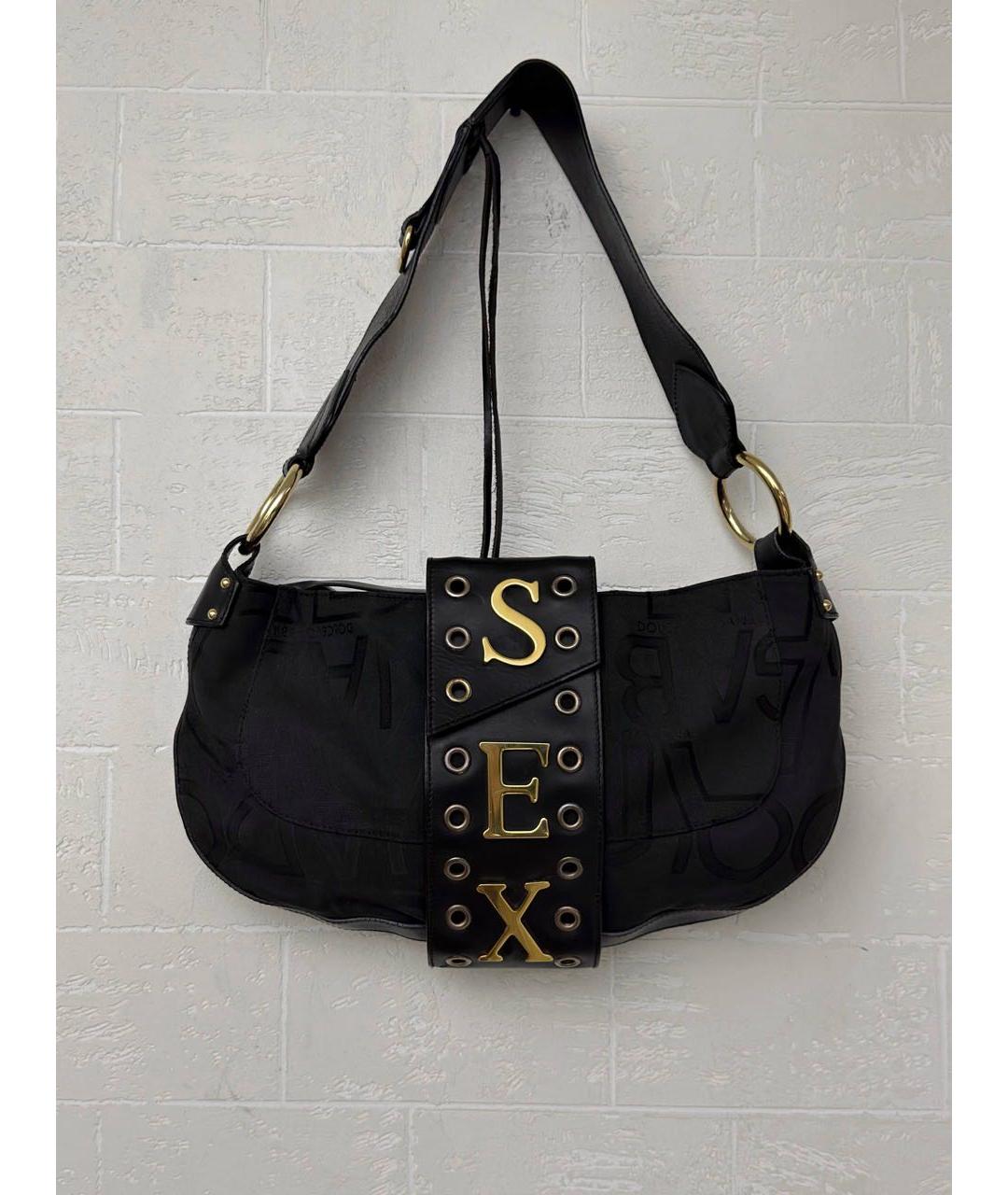 DOLCE&GABBANA Черная сумка с короткими ручками, фото 4