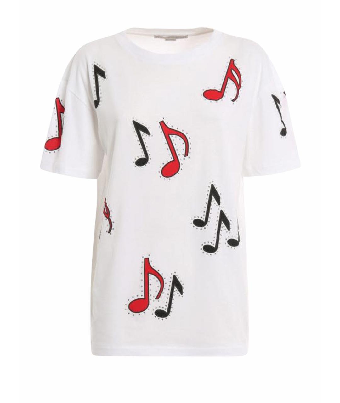 STELLA MCCARTNEY Белая хлопковая футболка, фото 1