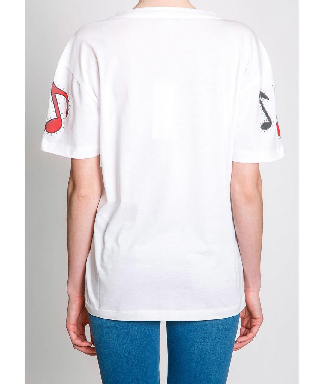 STELLA MCCARTNEY Белая хлопковая футболка, фото 4