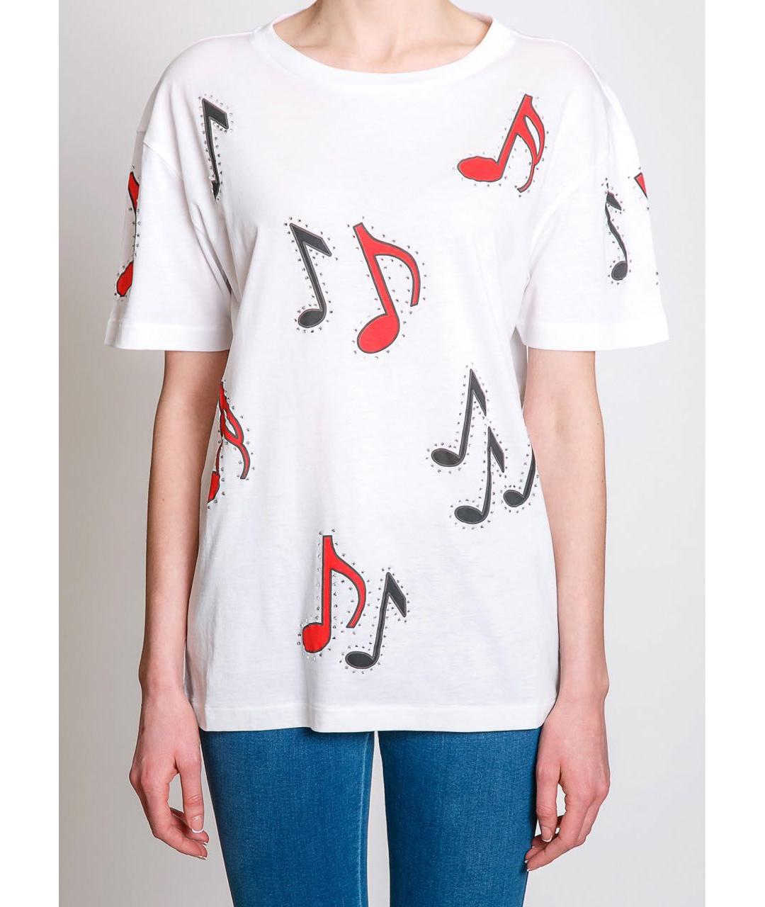 STELLA MCCARTNEY Белая хлопковая футболка, фото 3