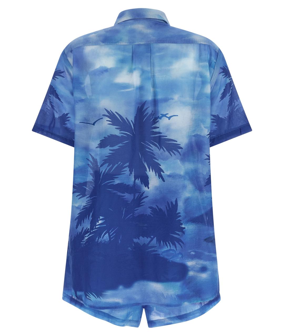 POLO RALPH LAUREN Синий хлопковый костюм с брюками, фото 3