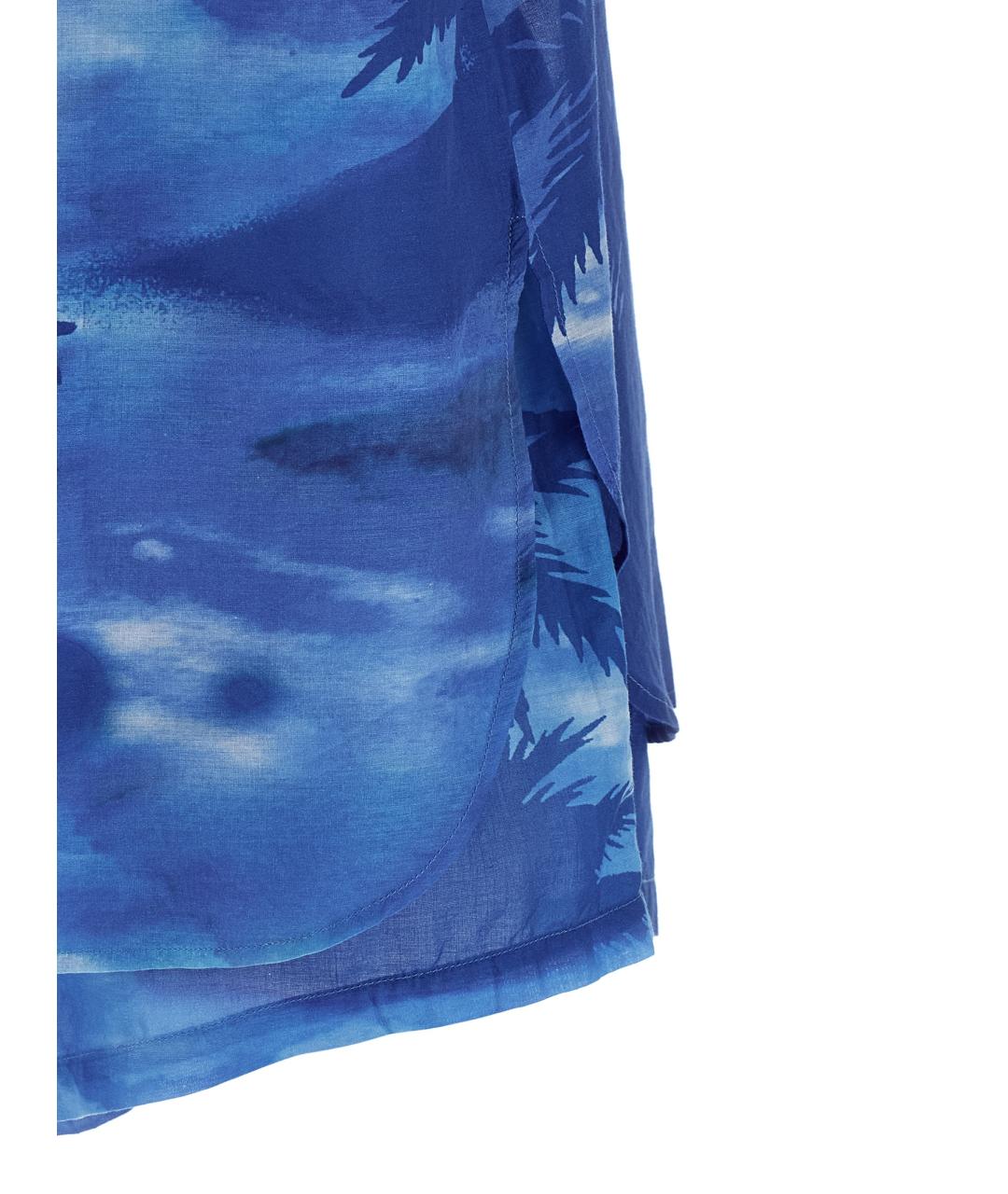 POLO RALPH LAUREN Синий хлопковый костюм с брюками, фото 4