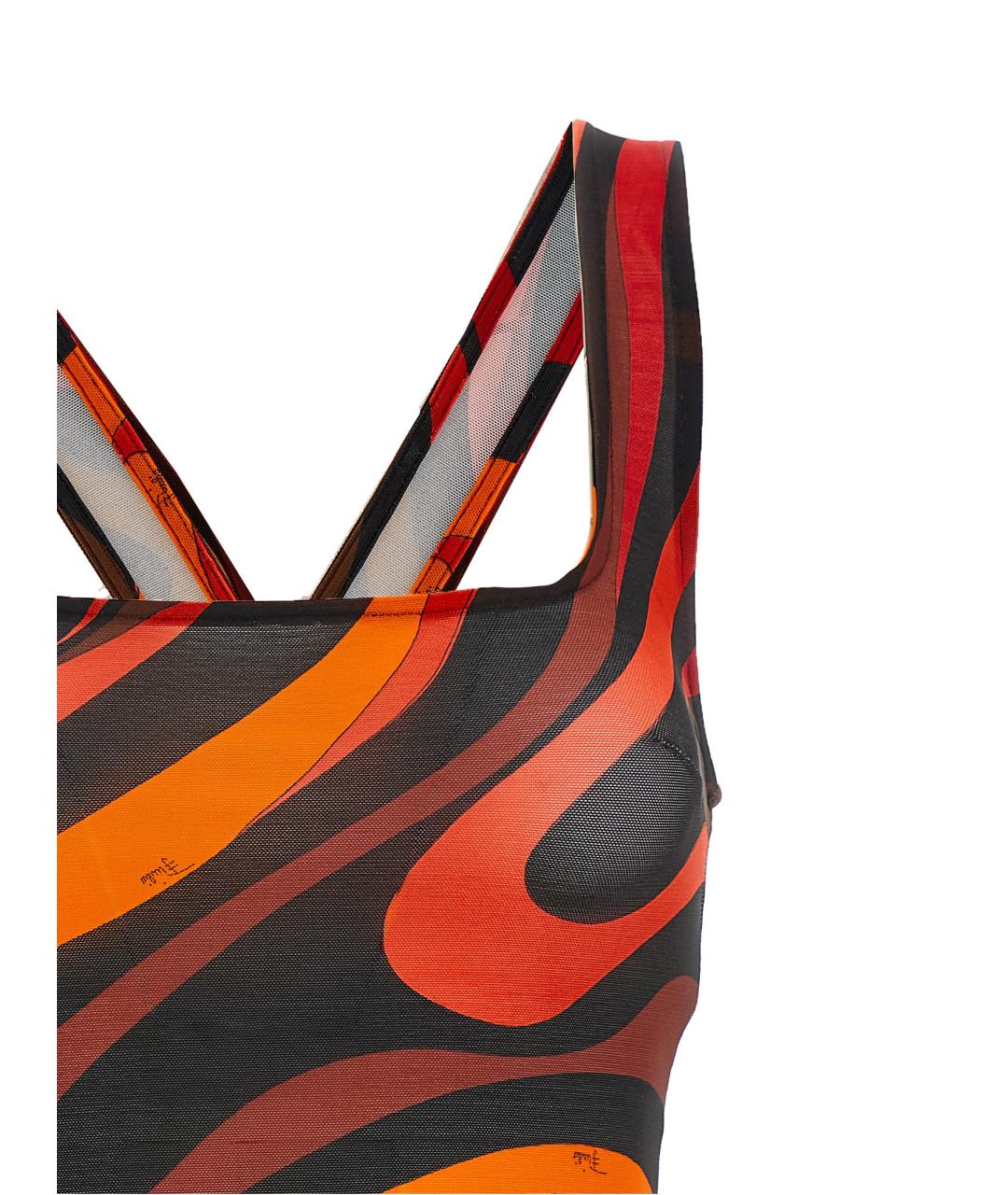 EMILIO PUCCI Мульти полиамидовое платье, фото 3