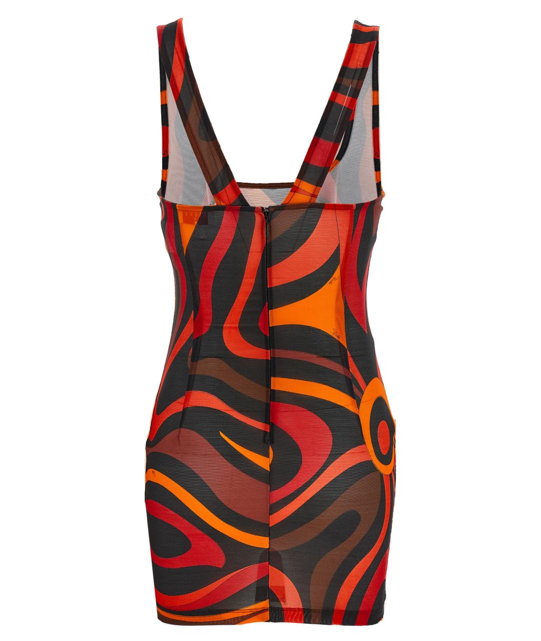 EMILIO PUCCI Мульти полиамидовое платье, фото 2