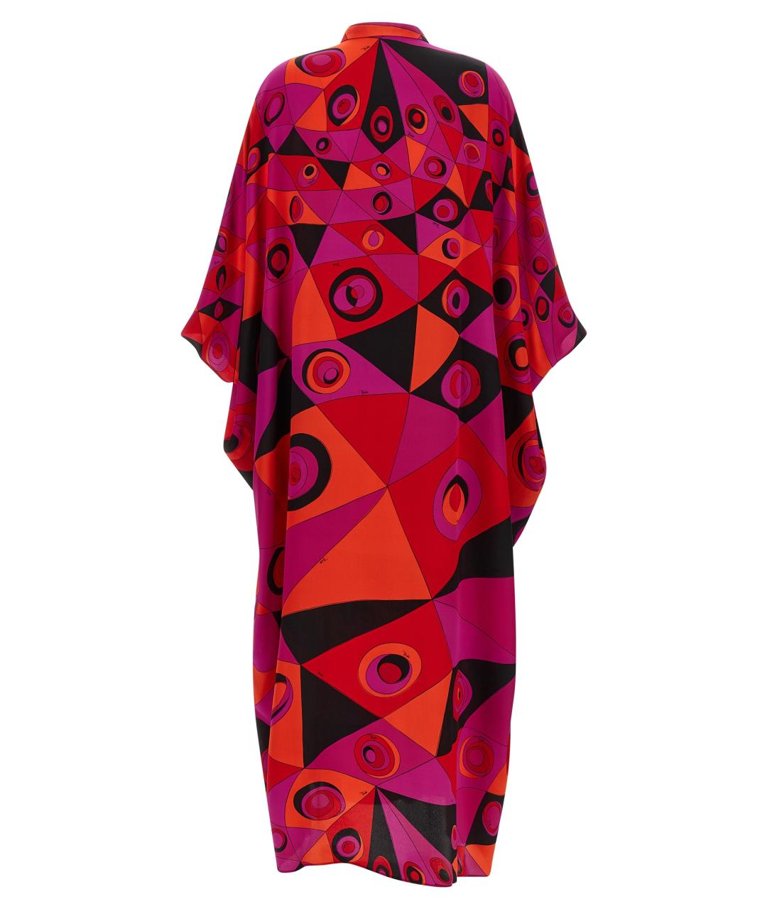 EMILIO PUCCI Фуксия шелковое коктейльное платье, фото 2