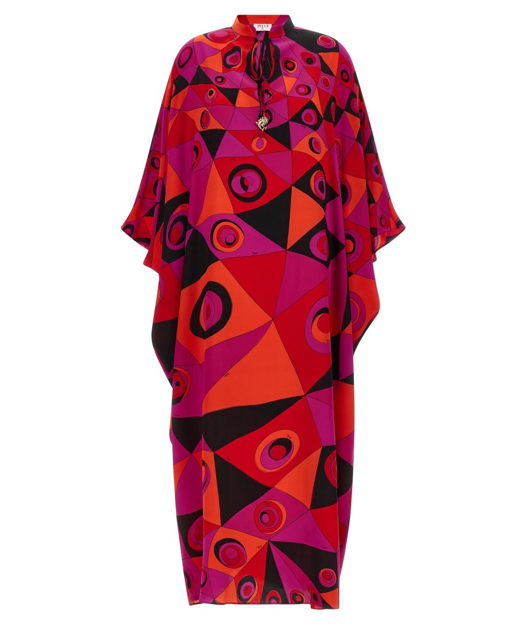 EMILIO PUCCI Фуксия шелковое коктейльное платье, фото 1