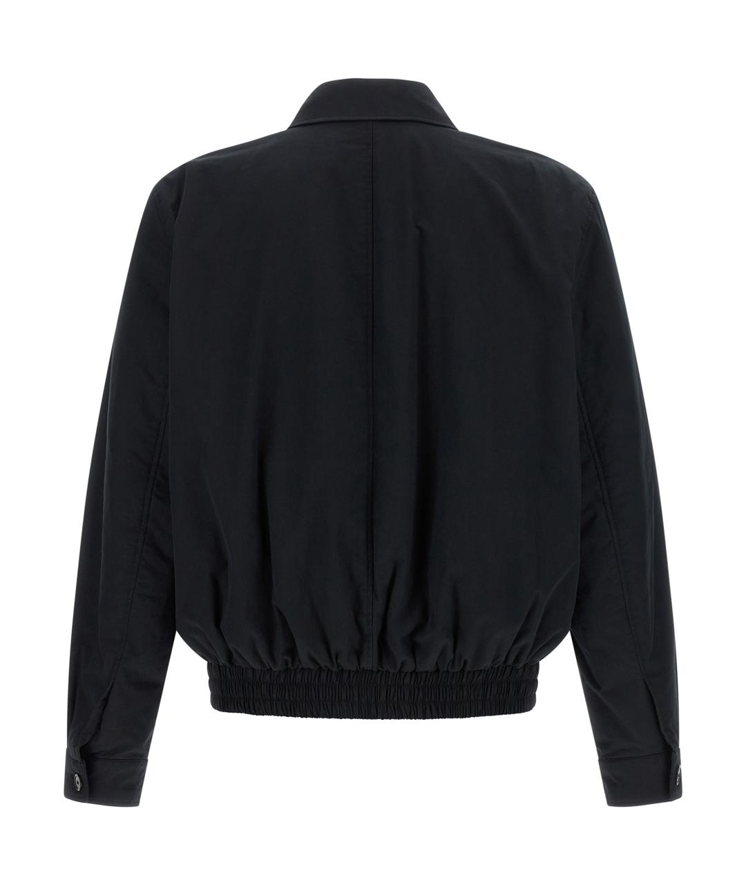 SAINT LAURENT Черная хлопковая куртка, фото 2