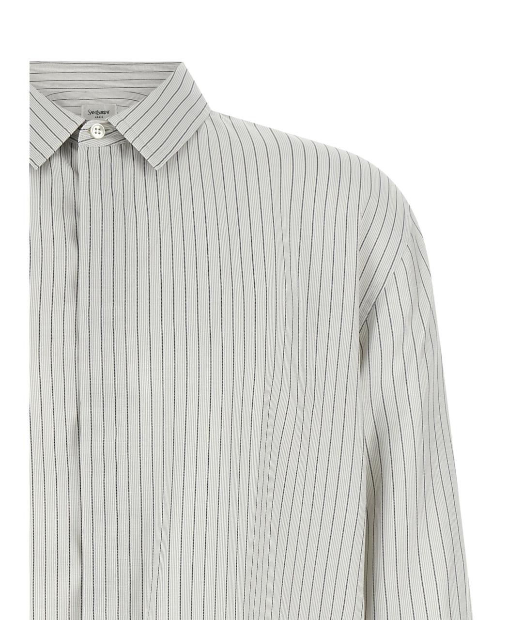 SAINT LAURENT Серая классическая рубашка, фото 3