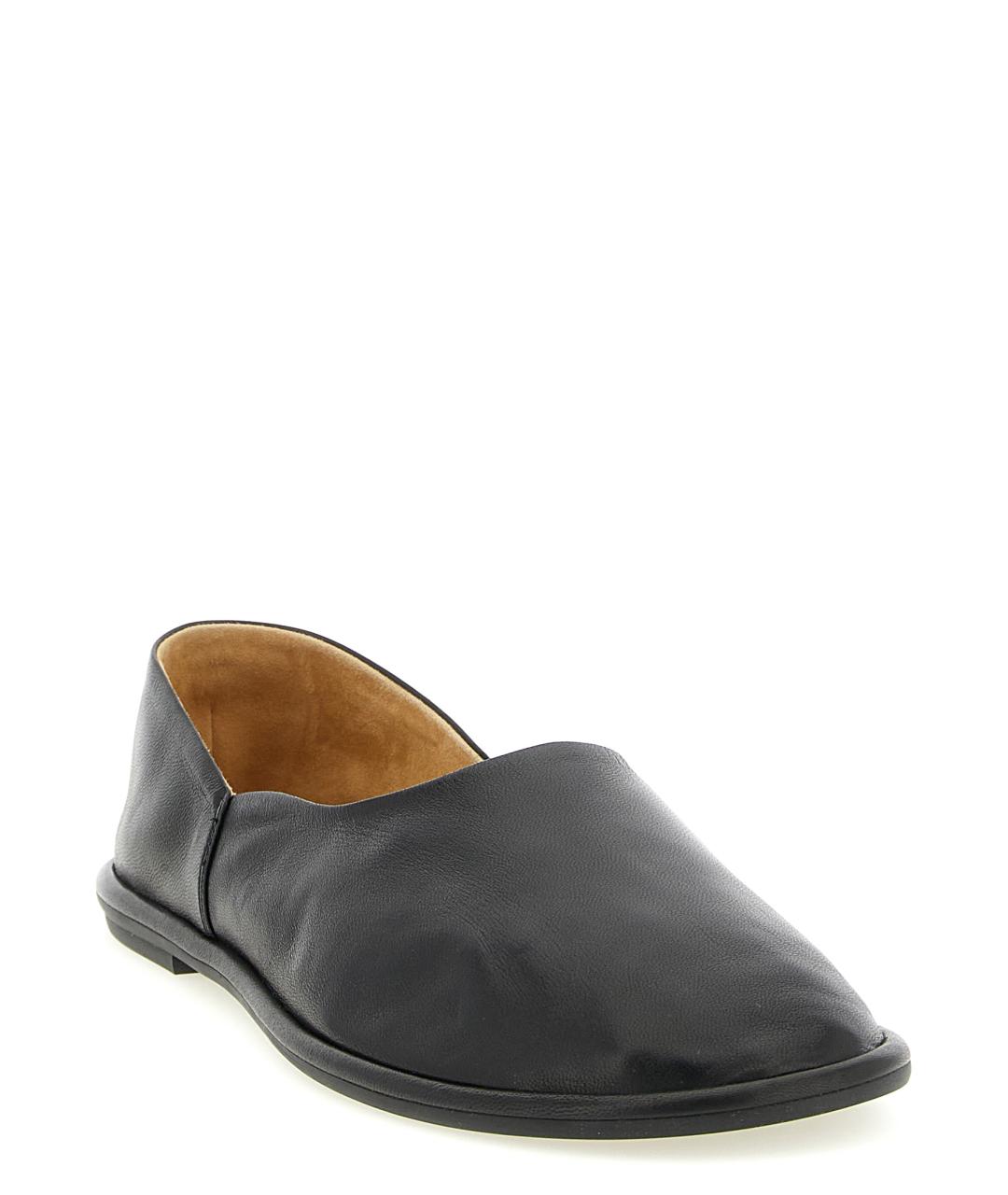 THE ROW Черные кожаные лоферы, фото 2