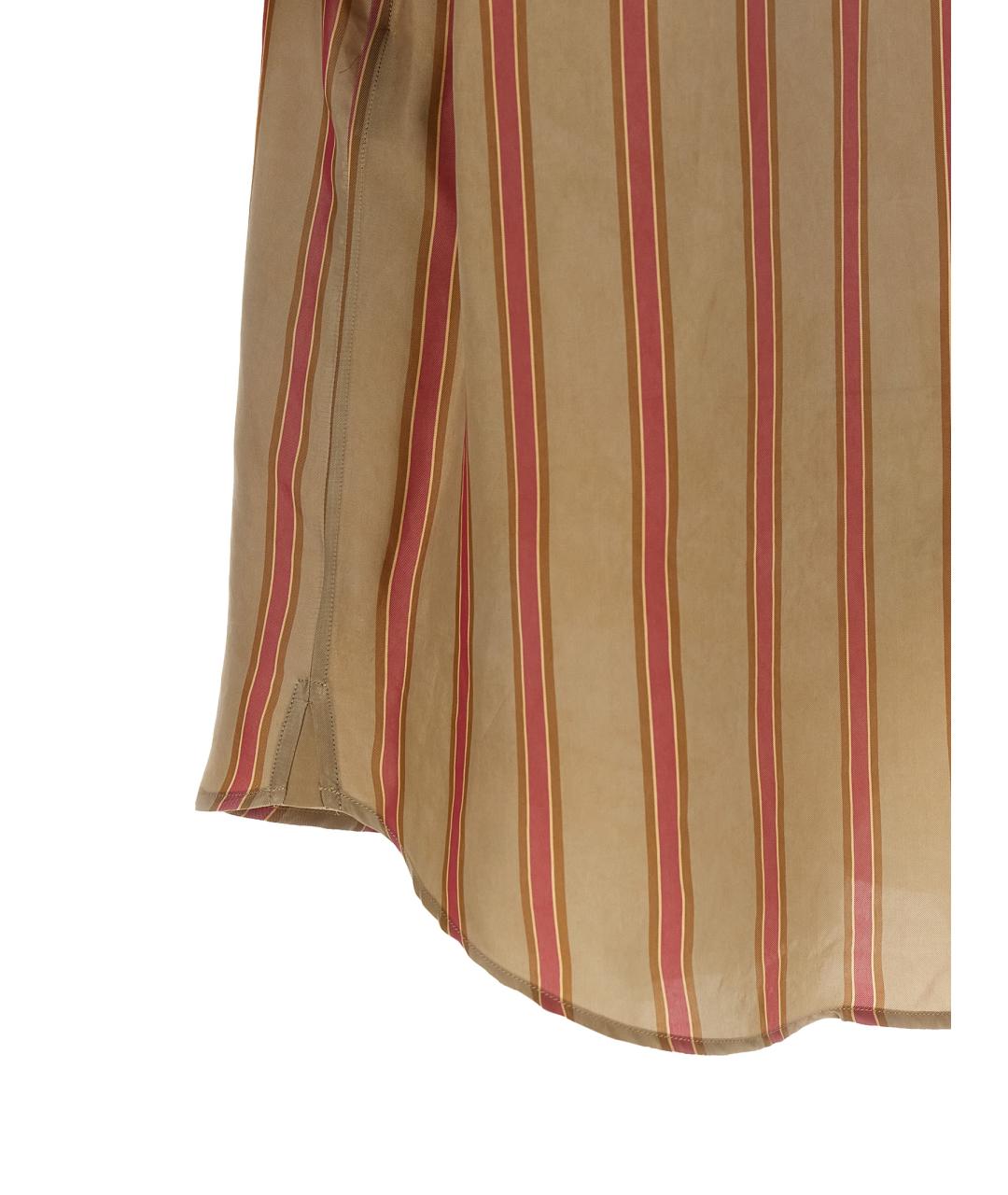 SAINT LAURENT Коричневая кэжуал рубашка, фото 4