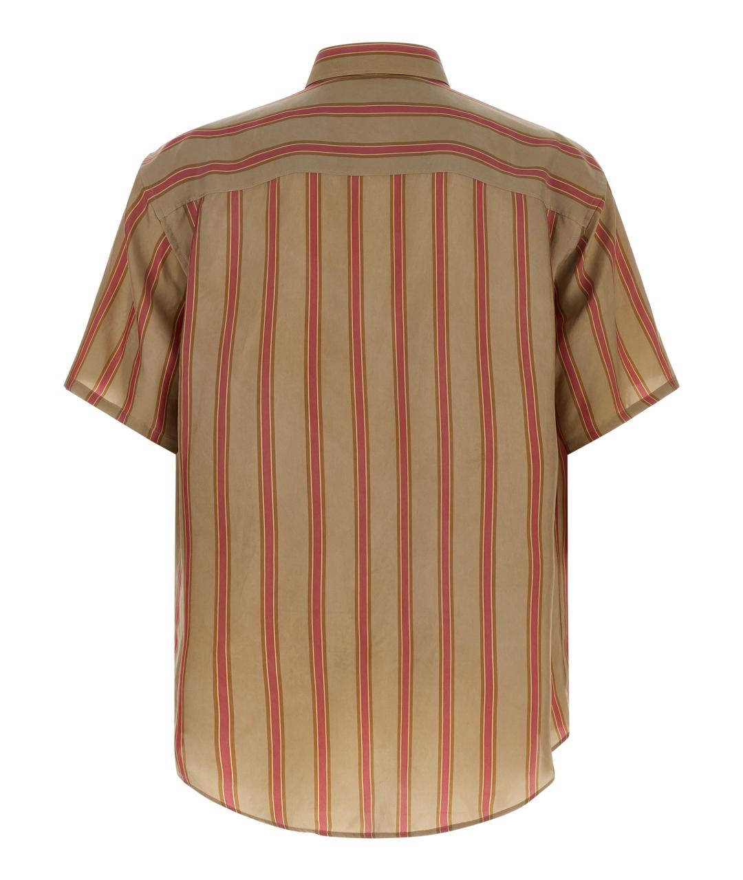 SAINT LAURENT Коричневая кэжуал рубашка, фото 2