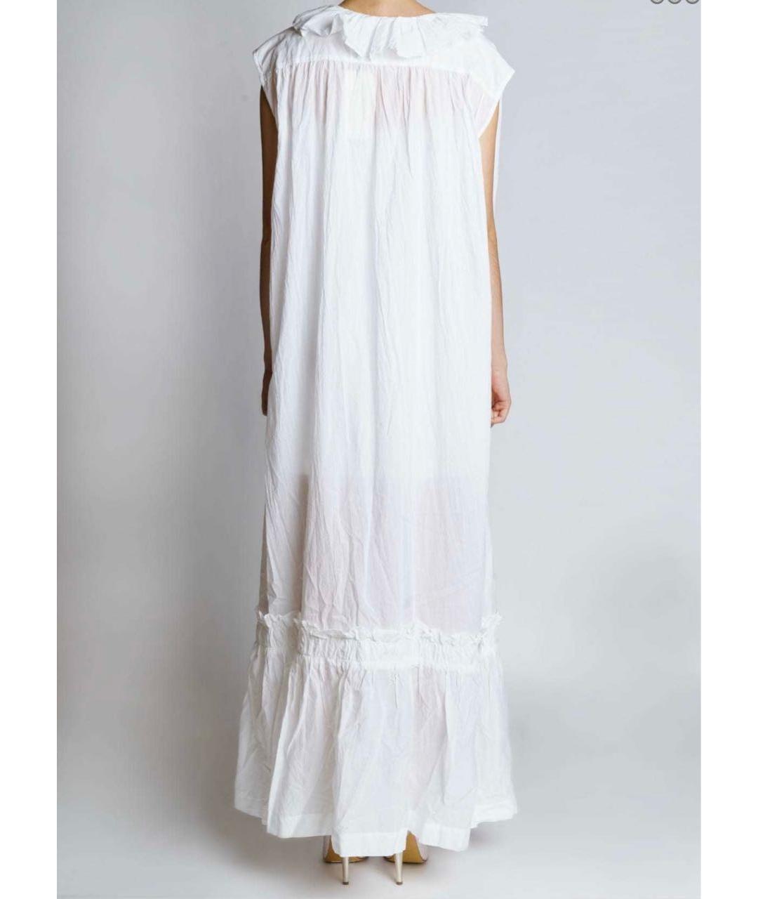 ERIKA CAVALLINI Белое хлопковое коктейльное платье, фото 4