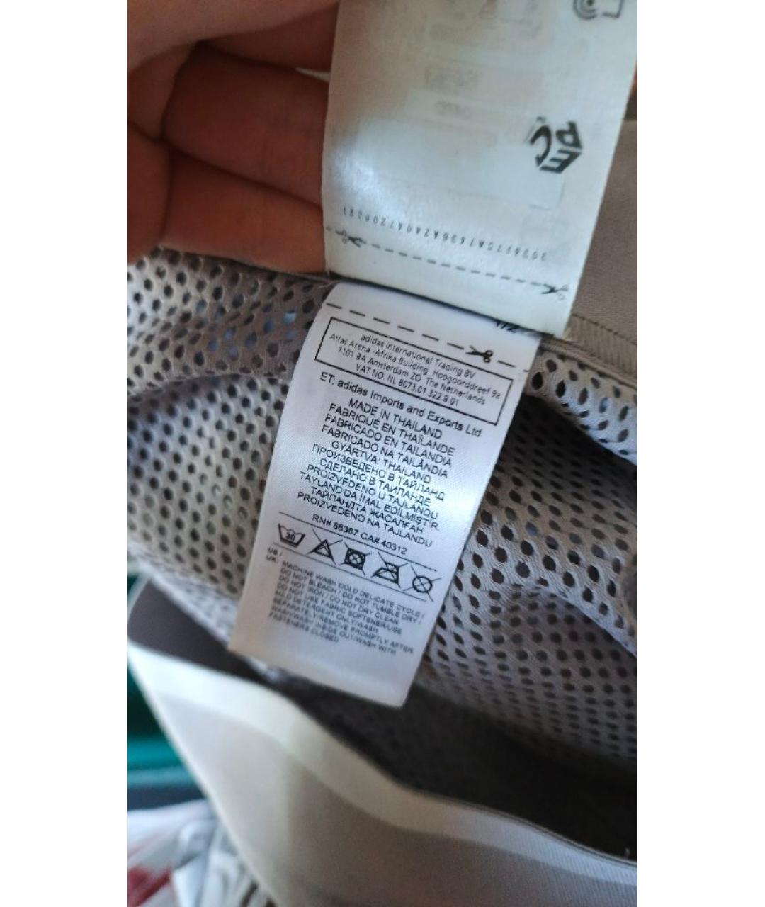 ADIDAS BY STELLA MCCARTNEY Серые полиэстеровые спортивные брюки и шорты, фото 7