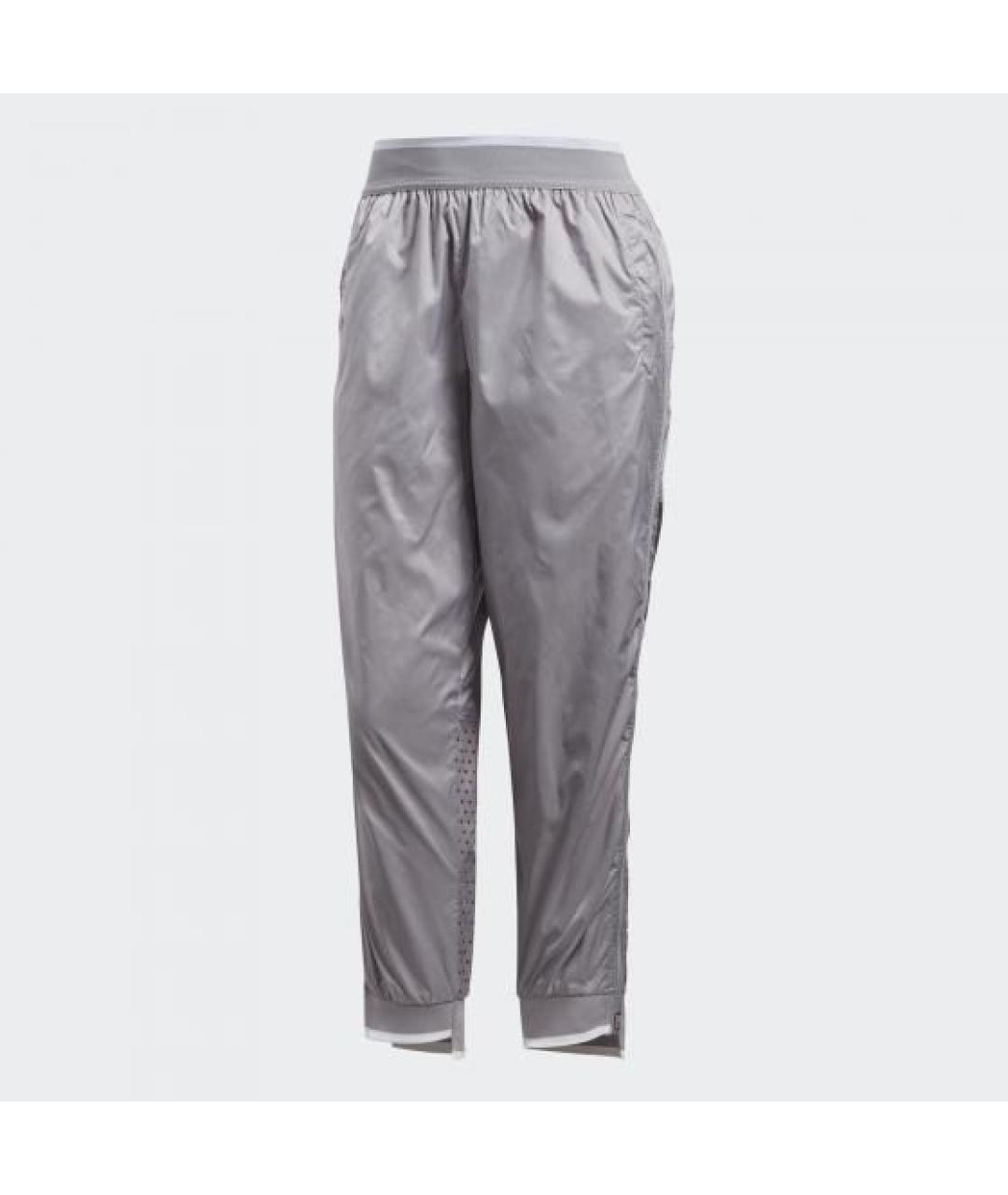 ADIDAS BY STELLA MCCARTNEY Серые полиэстеровые спортивные брюки и шорты, фото 8