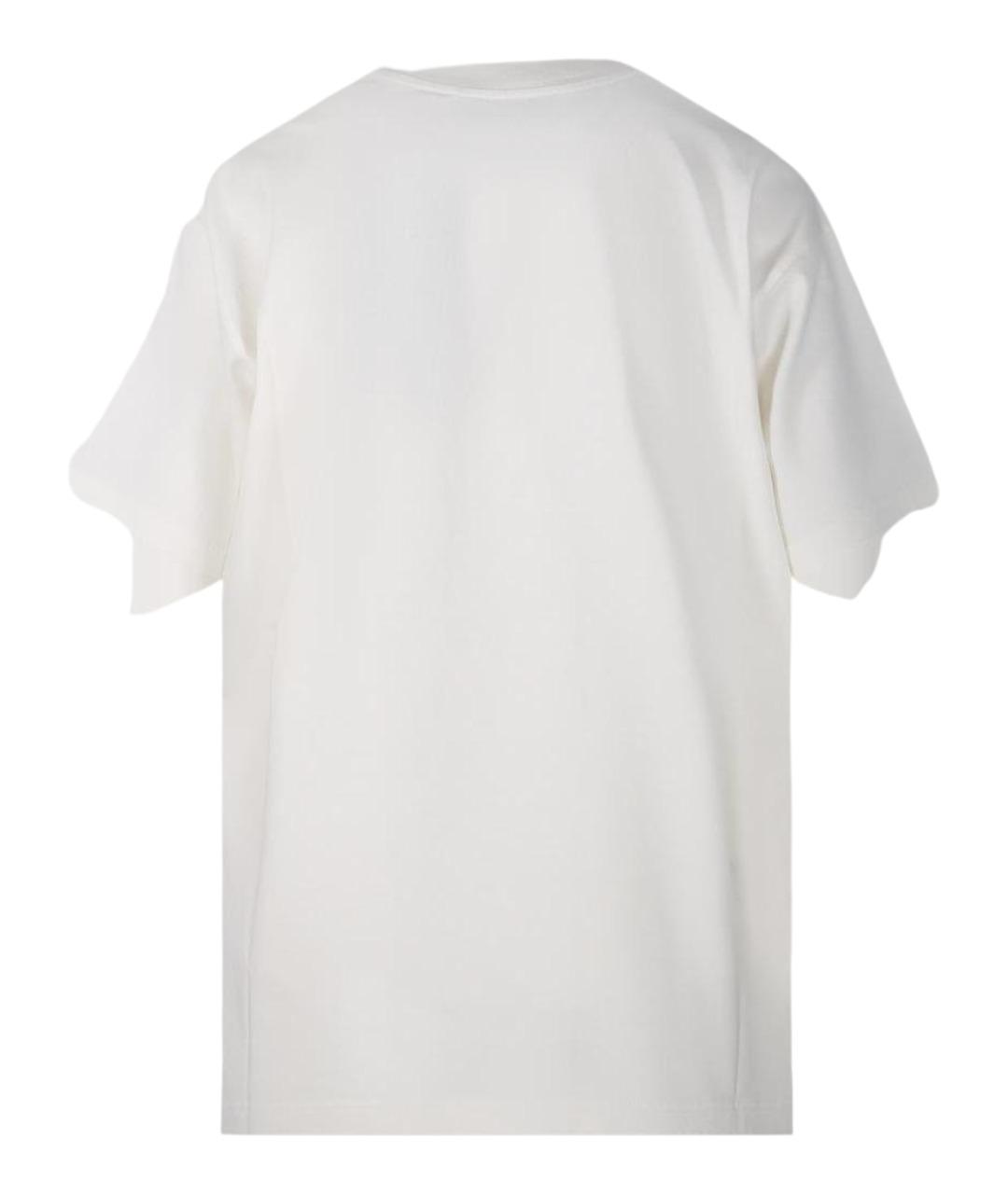 GUCCI Белая хлопковая футболка, фото 2