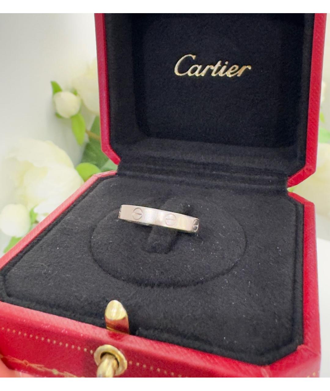 CARTIER Серебряное кольцо из белого золота, фото 4