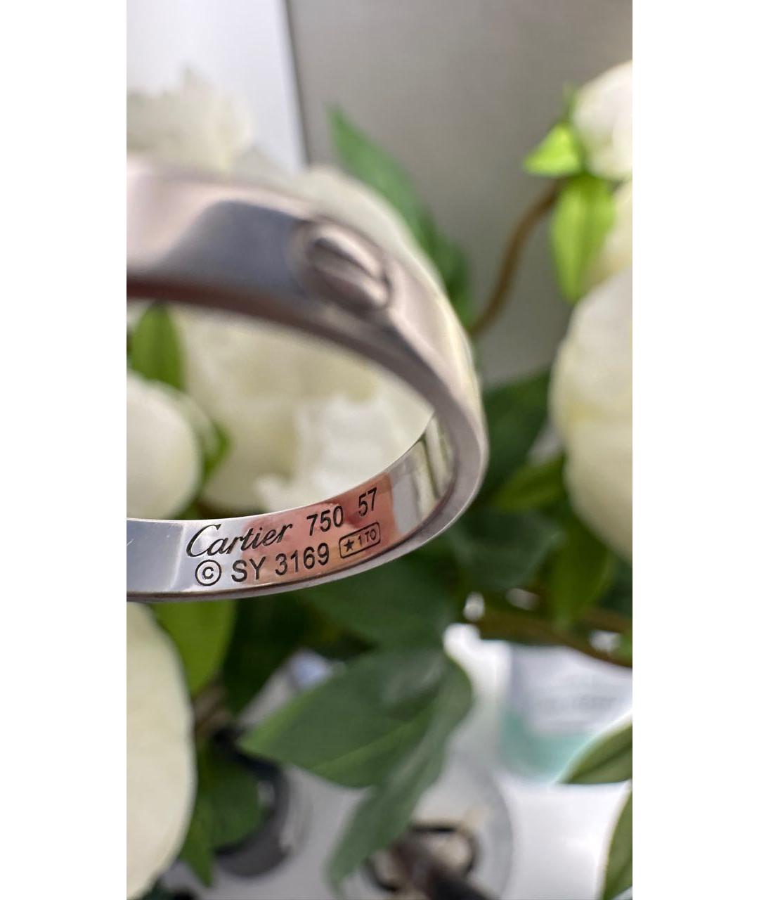 CARTIER Серебряное кольцо из белого золота, фото 3