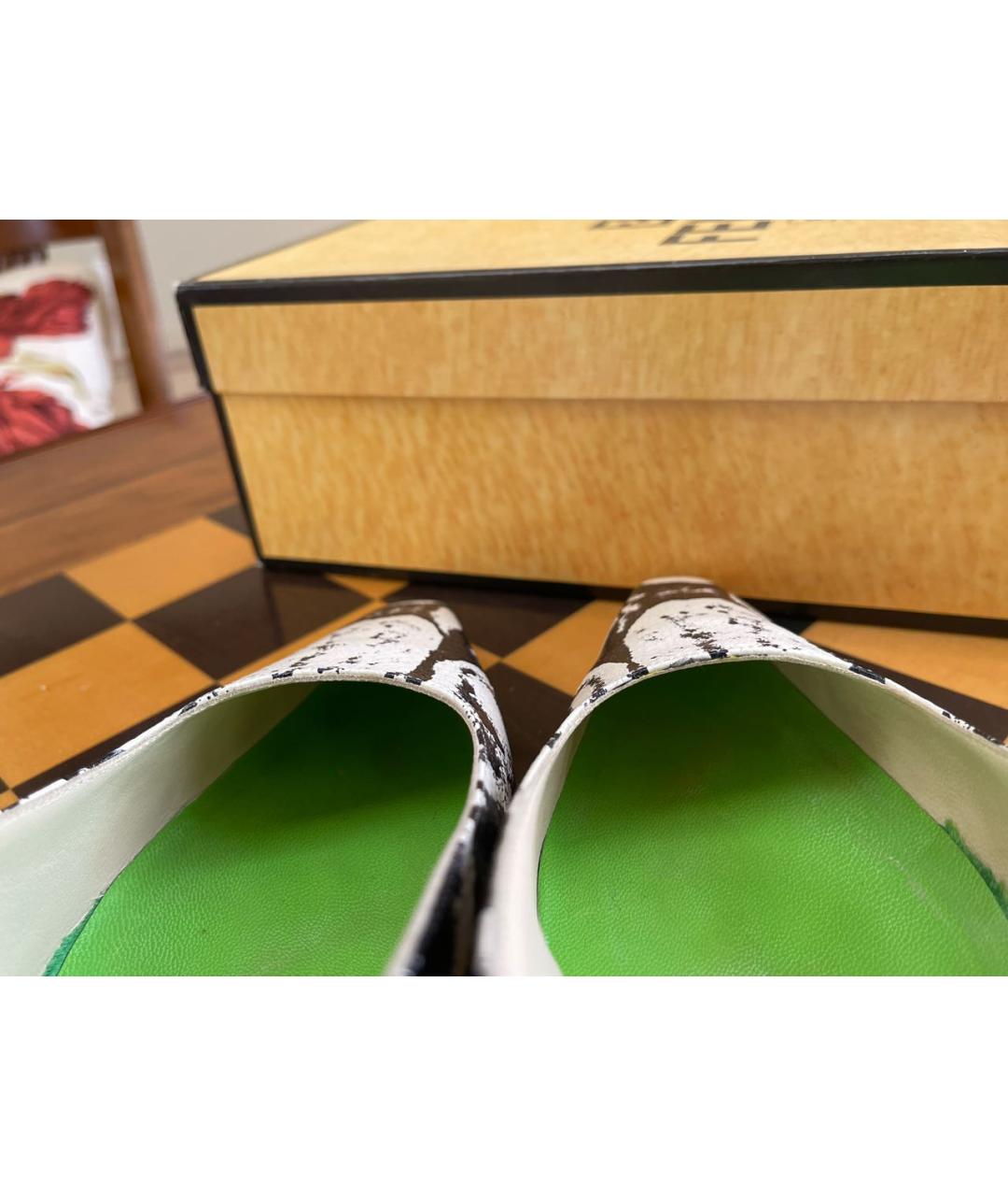 FENDI Мюли из экзотической кожи, фото 3