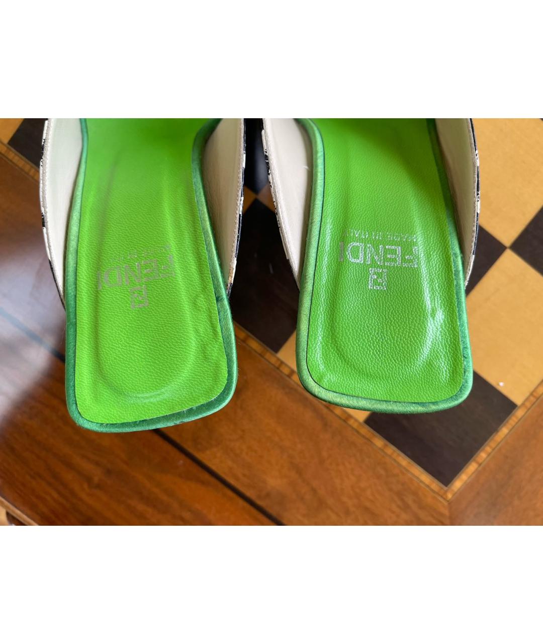 FENDI Мюли из экзотической кожи, фото 5