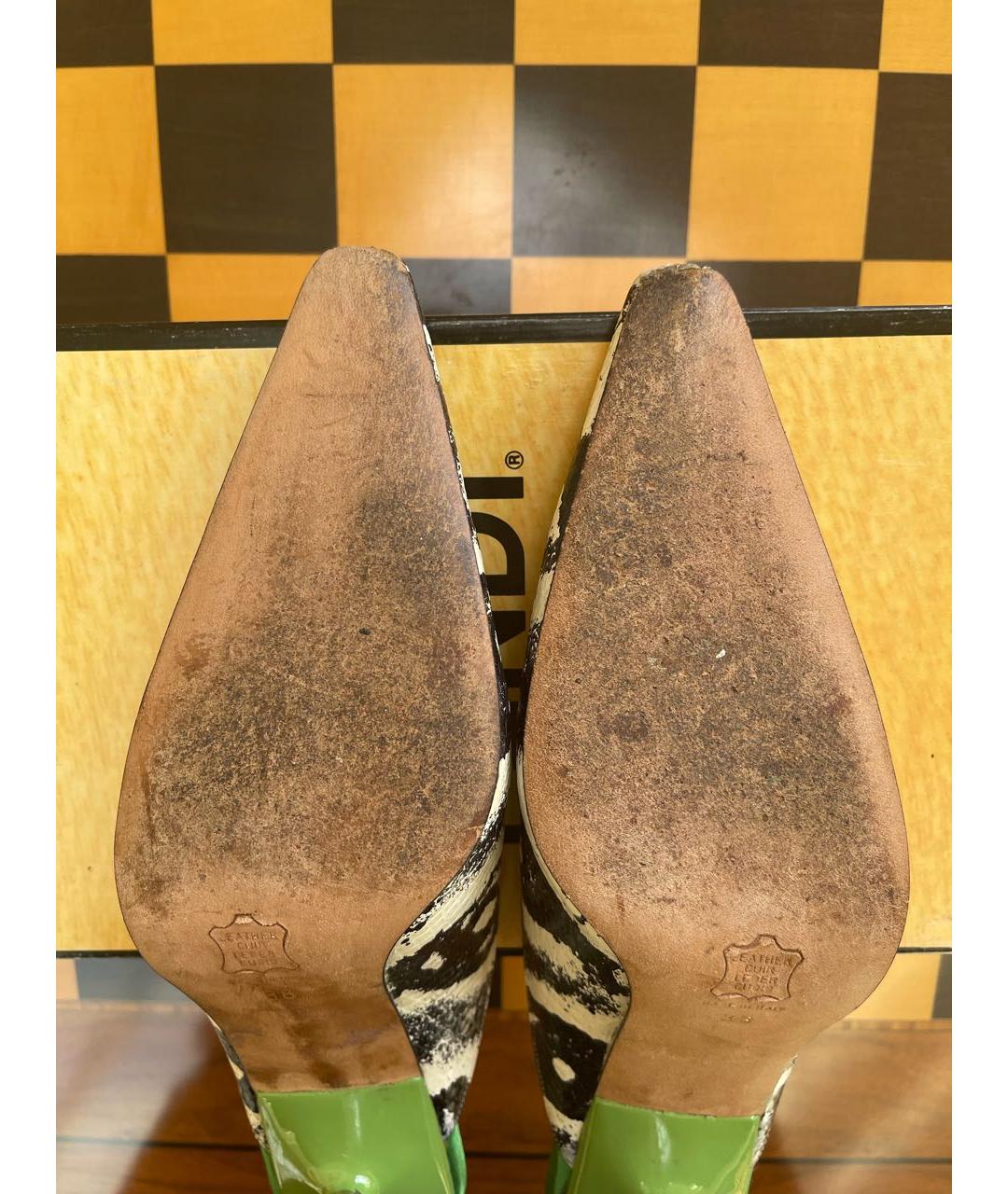 FENDI Мюли из экзотической кожи, фото 7