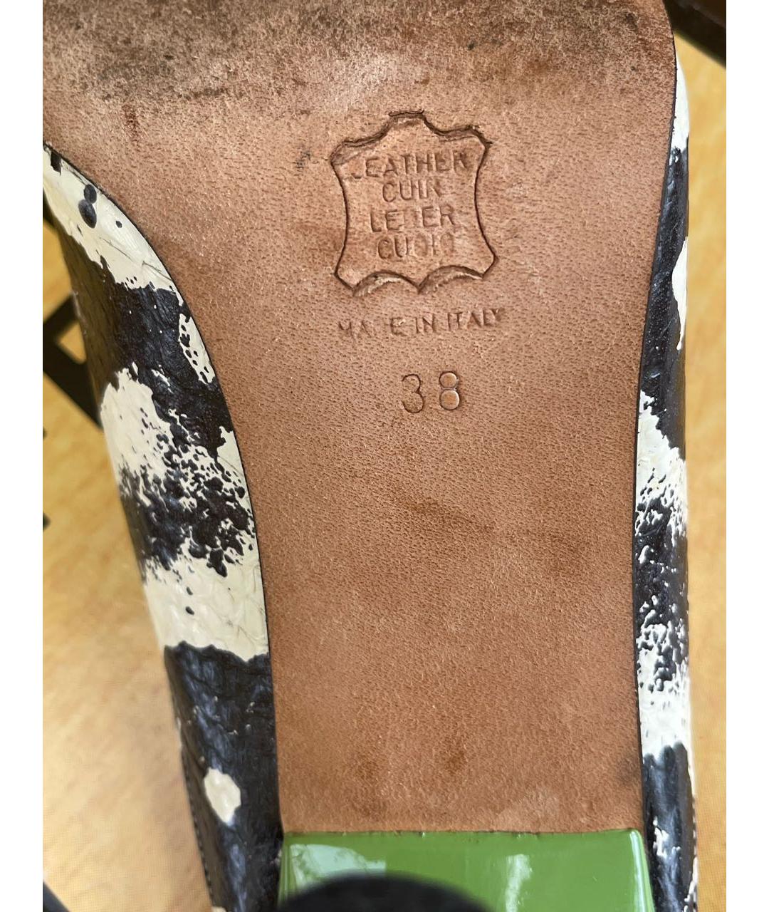 FENDI Мюли из экзотической кожи, фото 8