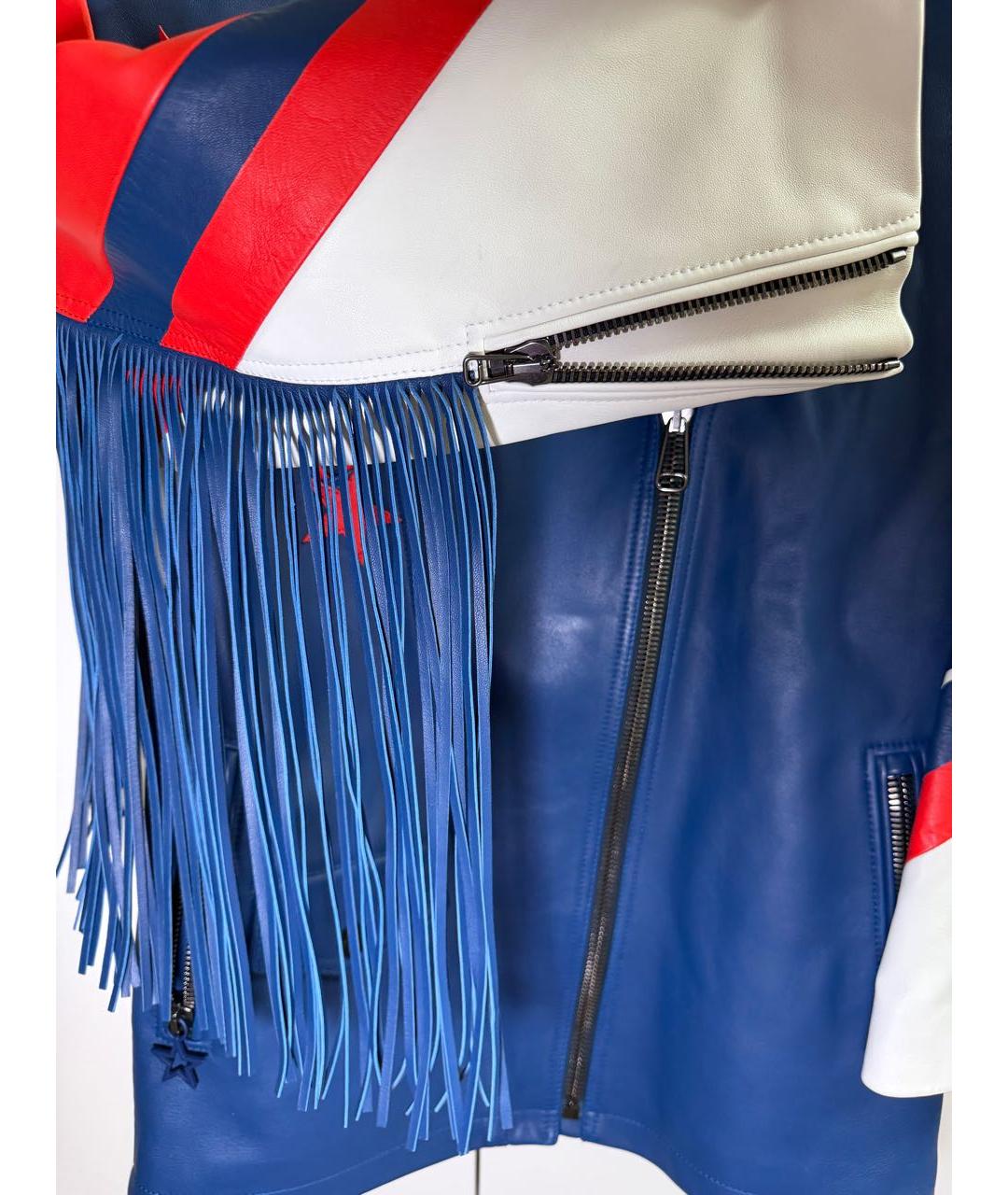 FENDI Мульти кожаная куртка, фото 5