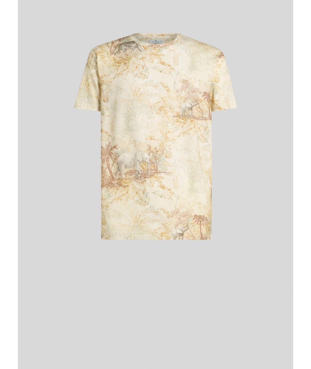 ETRO Мульти хлопковая футболка, фото 1