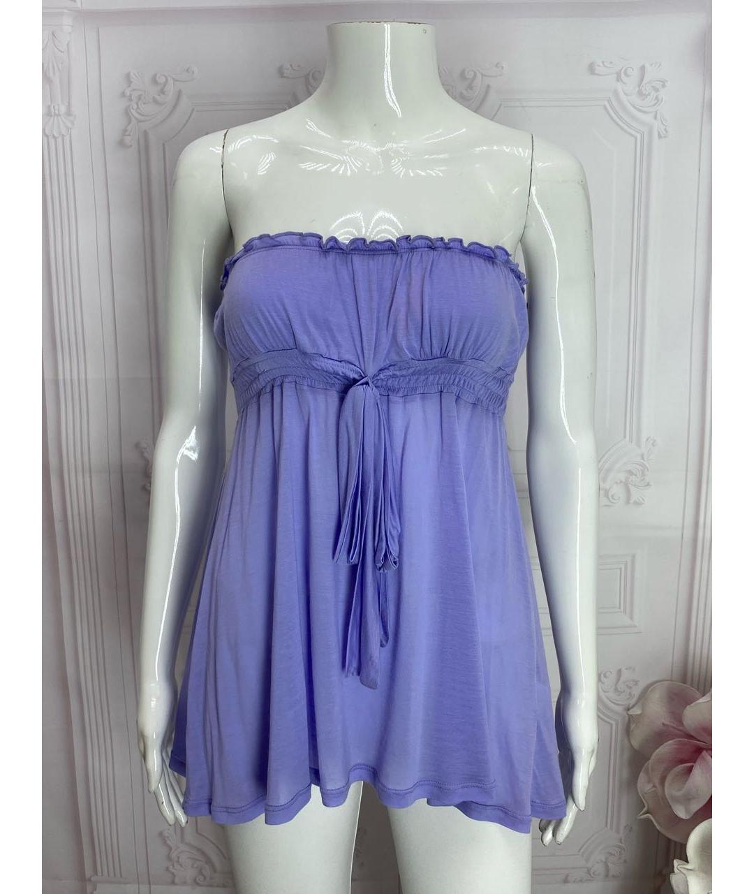 TWIN-SET Фиолетовая майка, фото 7