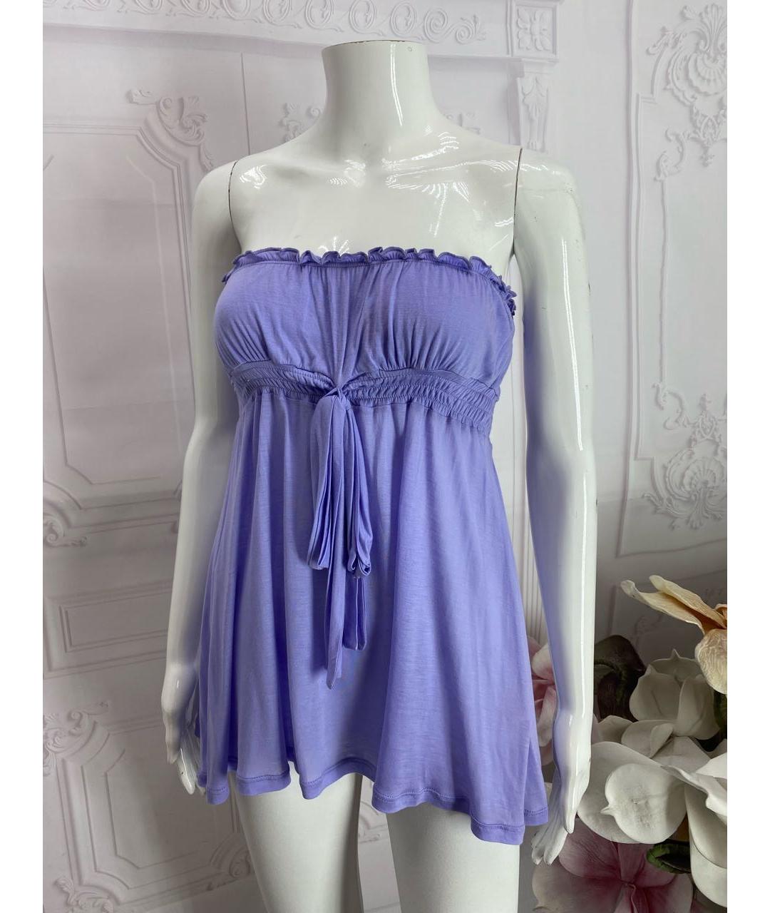 TWIN-SET Фиолетовая майка, фото 5