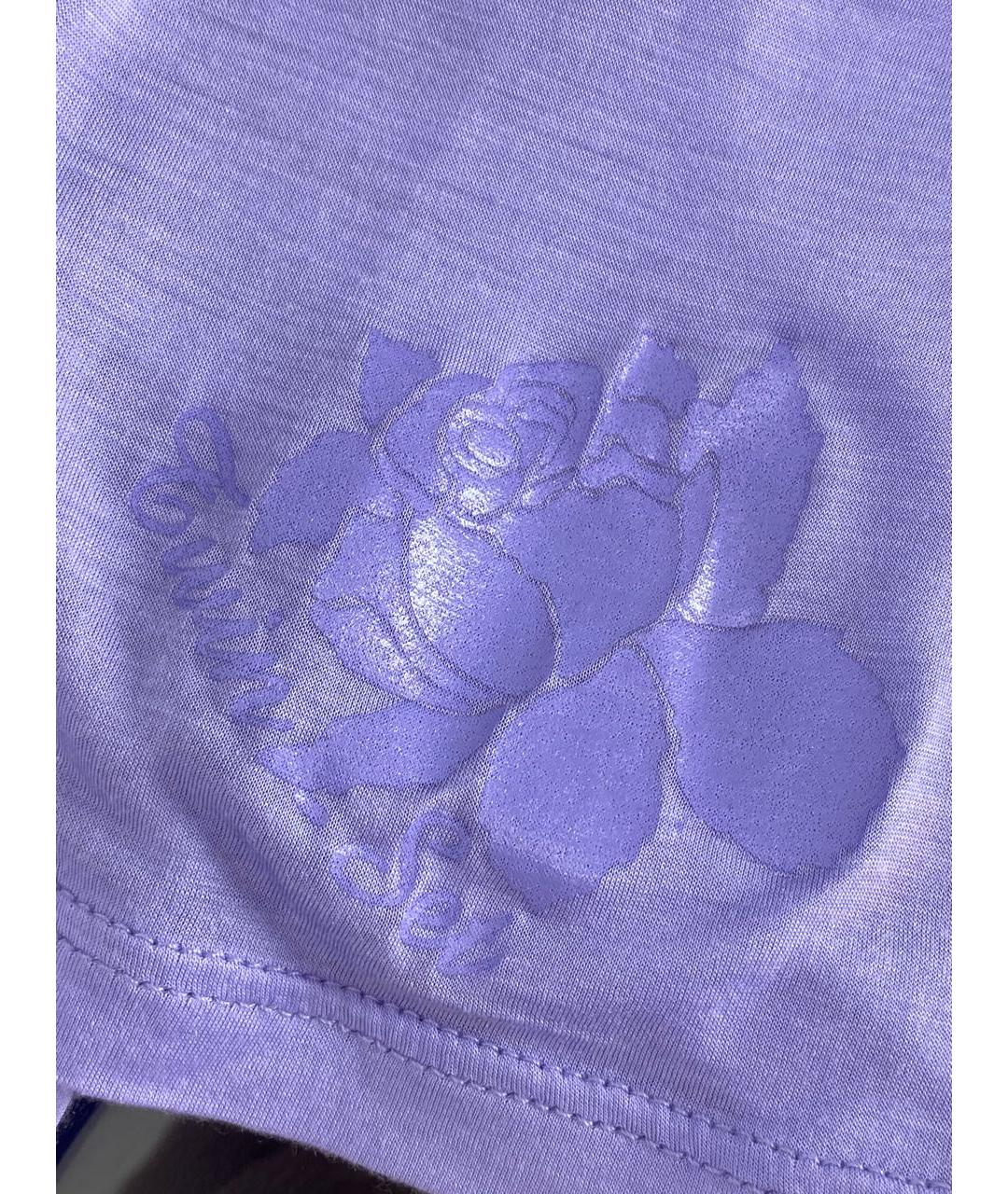 TWIN-SET Фиолетовая майка, фото 4