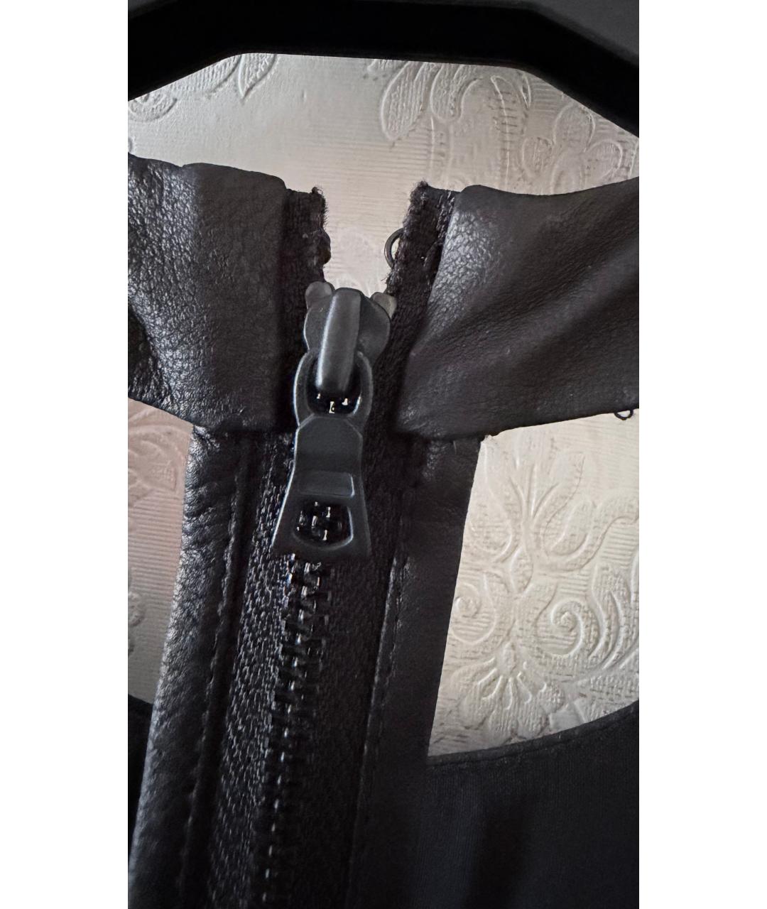 ALICE+OLIVIA Черное ацетатное коктейльное платье, фото 2