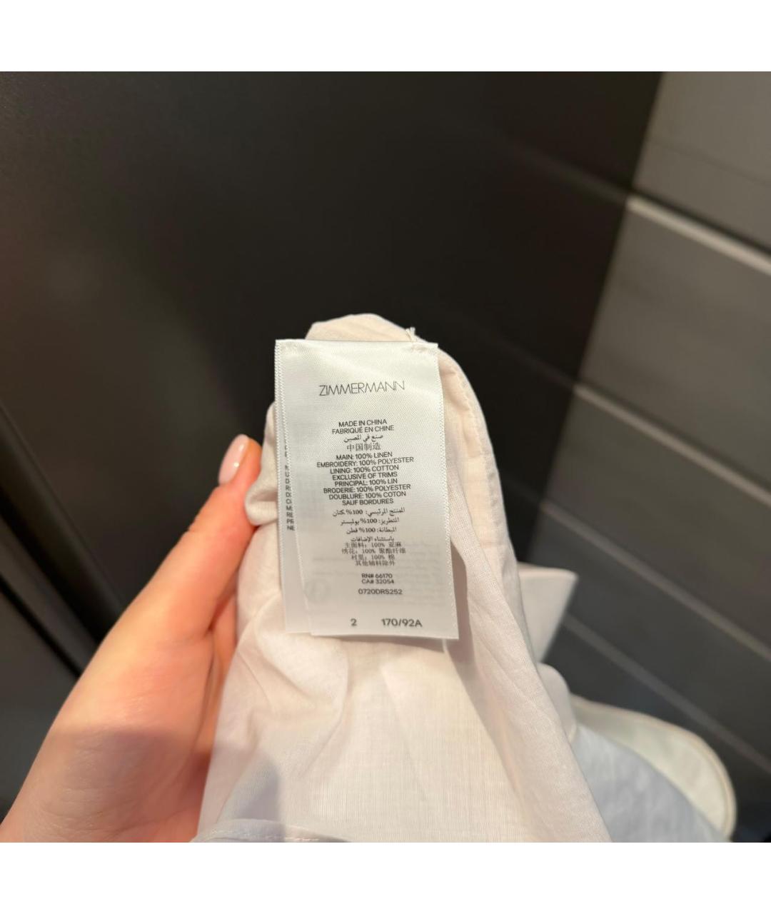 ZIMMERMANN Розовый хлопковый сарафан, фото 4