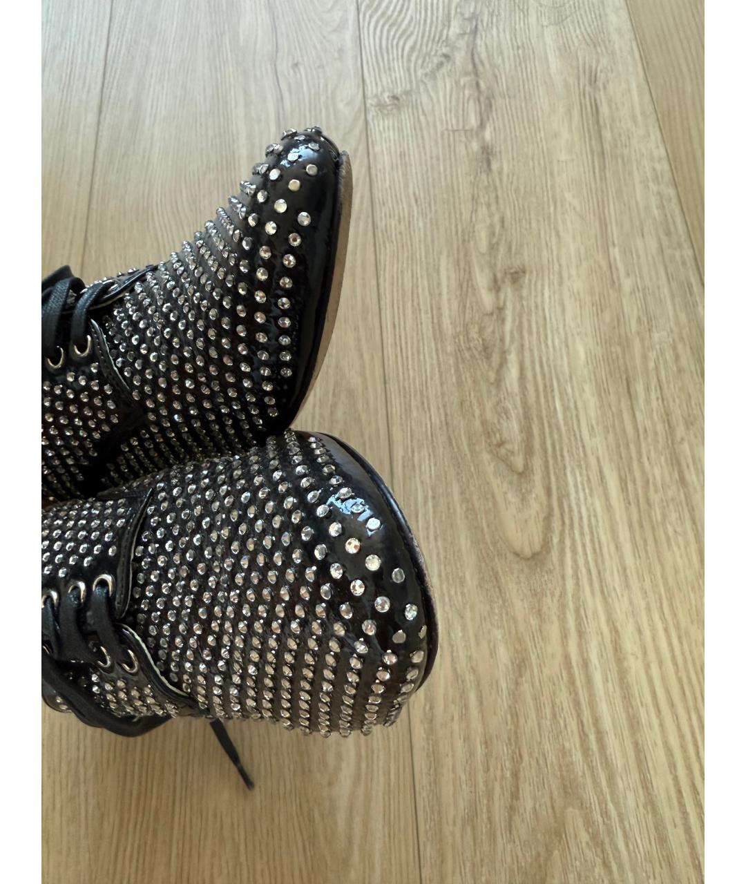 MIU MIU Черные кожаные лоферы, фото 3